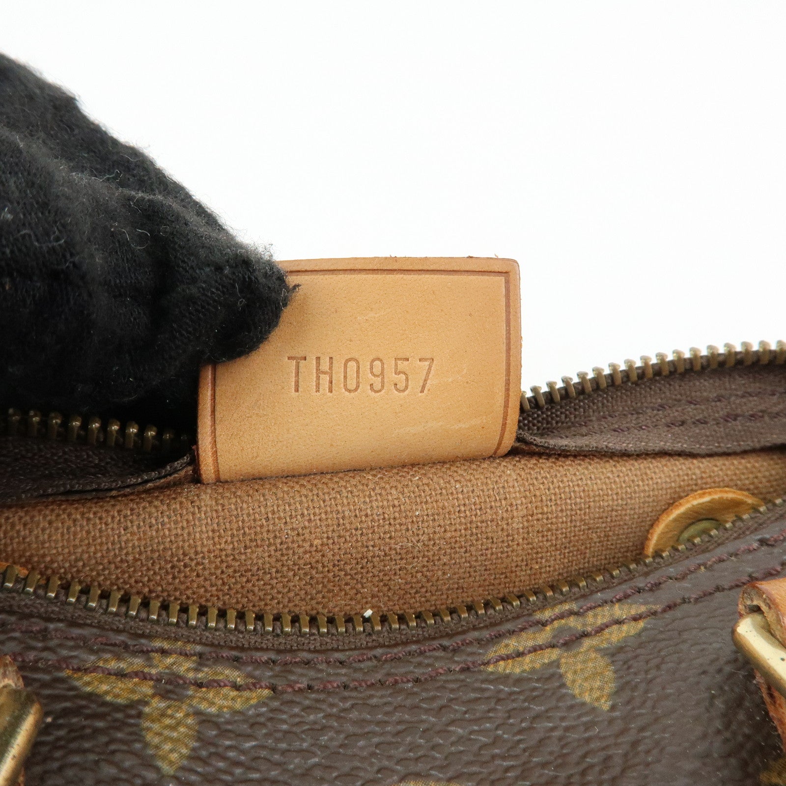 Louis Vuitton Monogram Canvas Mini Speedy Hand Bag & Strap M41534