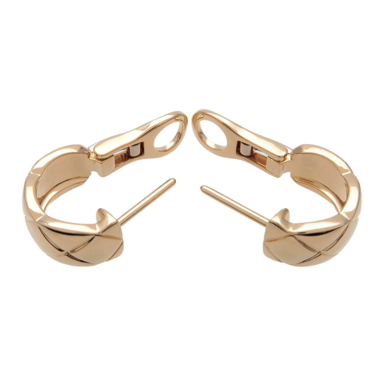 CHANEL COCO Crush Earrings K18 750YG Yellow Gold J11134