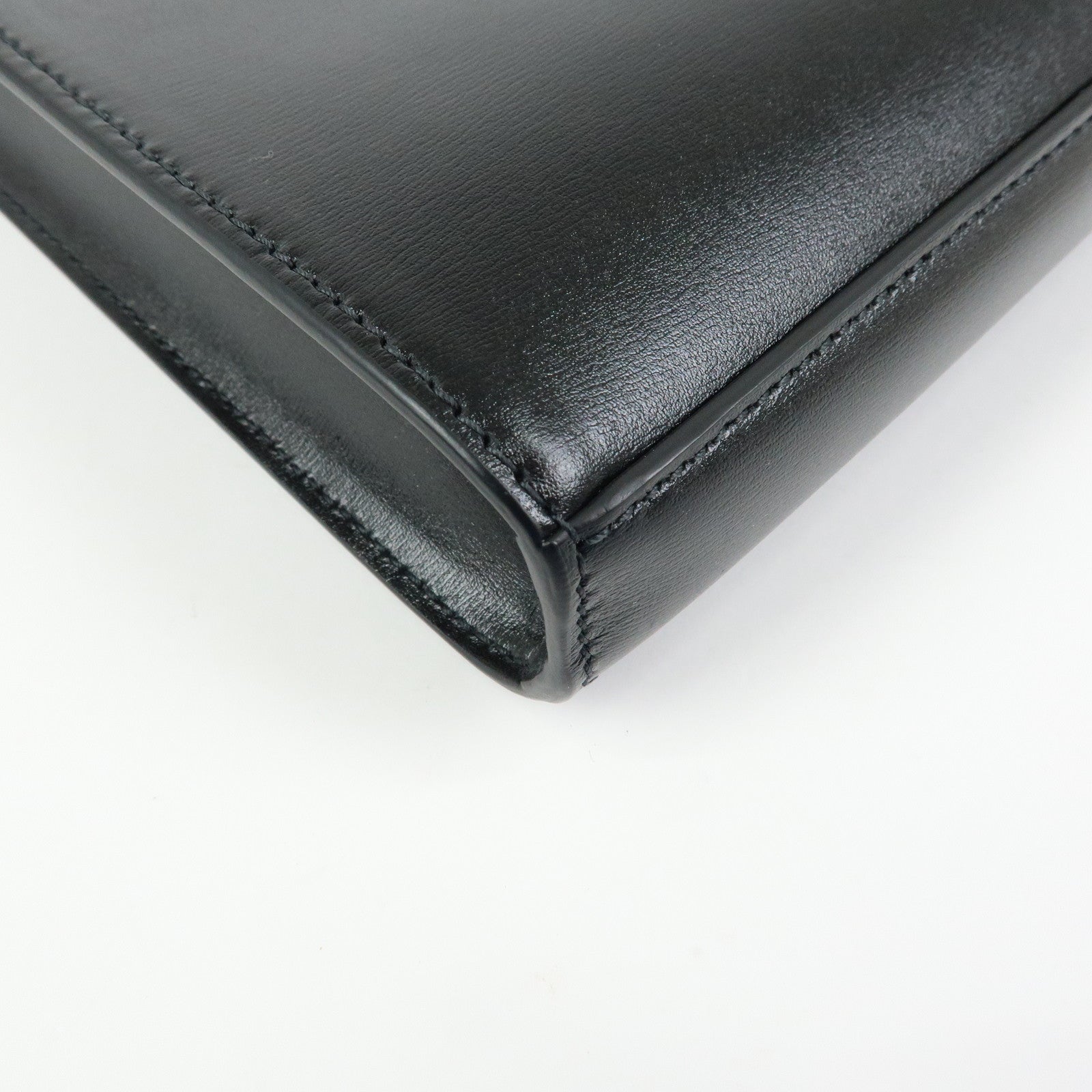 JIL SANDER Tangle Leather Small Shoulder Bag Crossbody Bag Black