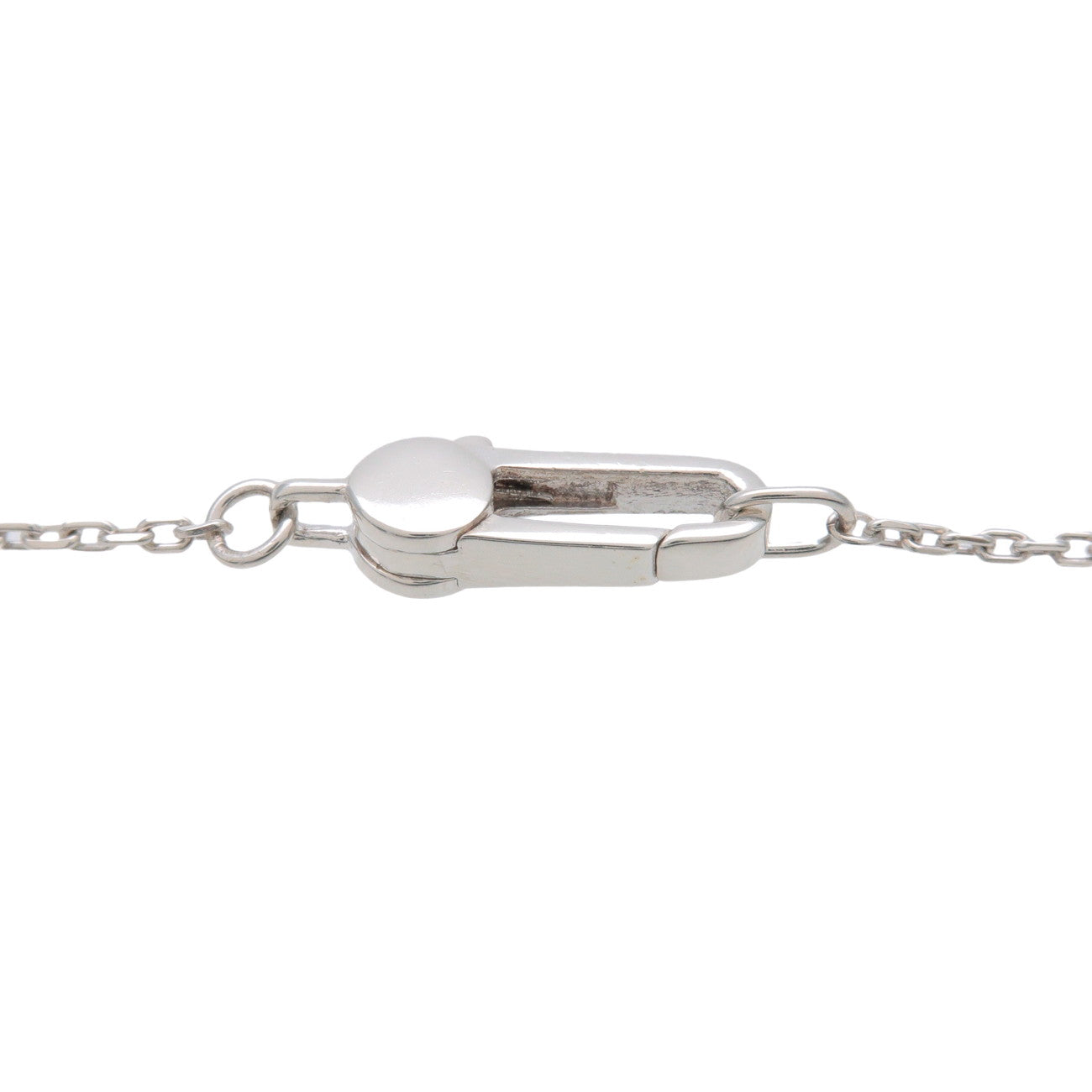 GUCCI Logo Plate Necklace SV925 Silver