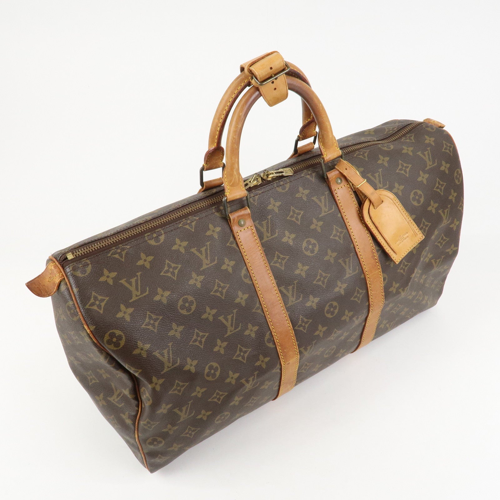 Louis Vuitton Monogram Keep All 50 Boston Bag Travel Bag M41426