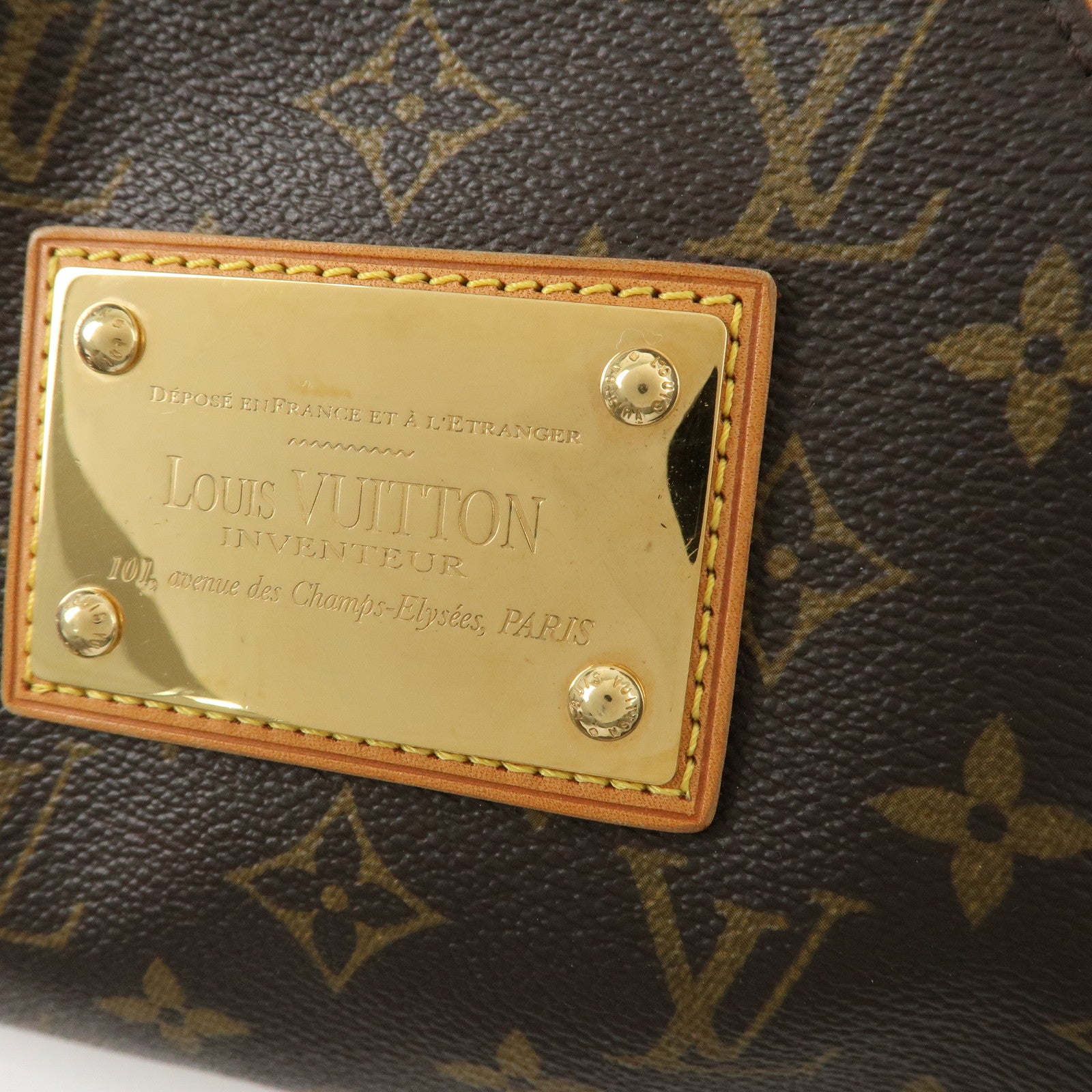 Louis Vuitton Monogram Thames PM Shoulder Bag Brown M56384 Used