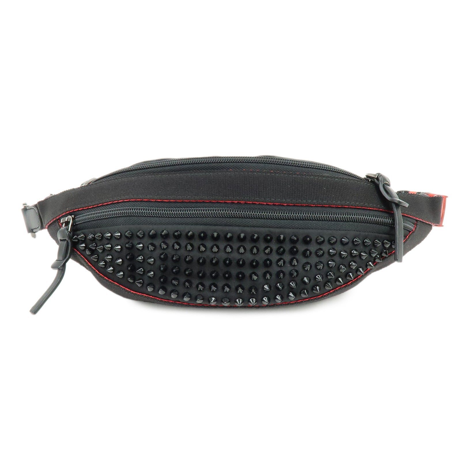 Christian Louboutin Paris New York City Nylon Canvas Waist Bag