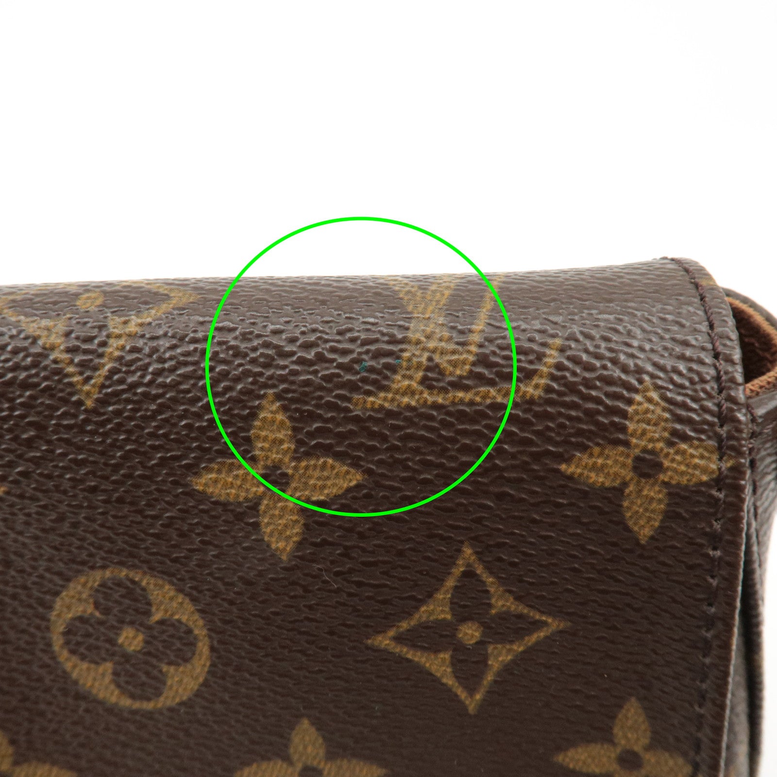 Louis Vuitton Monogram Mini Looping Shoulder Bag Brown M51147 Used