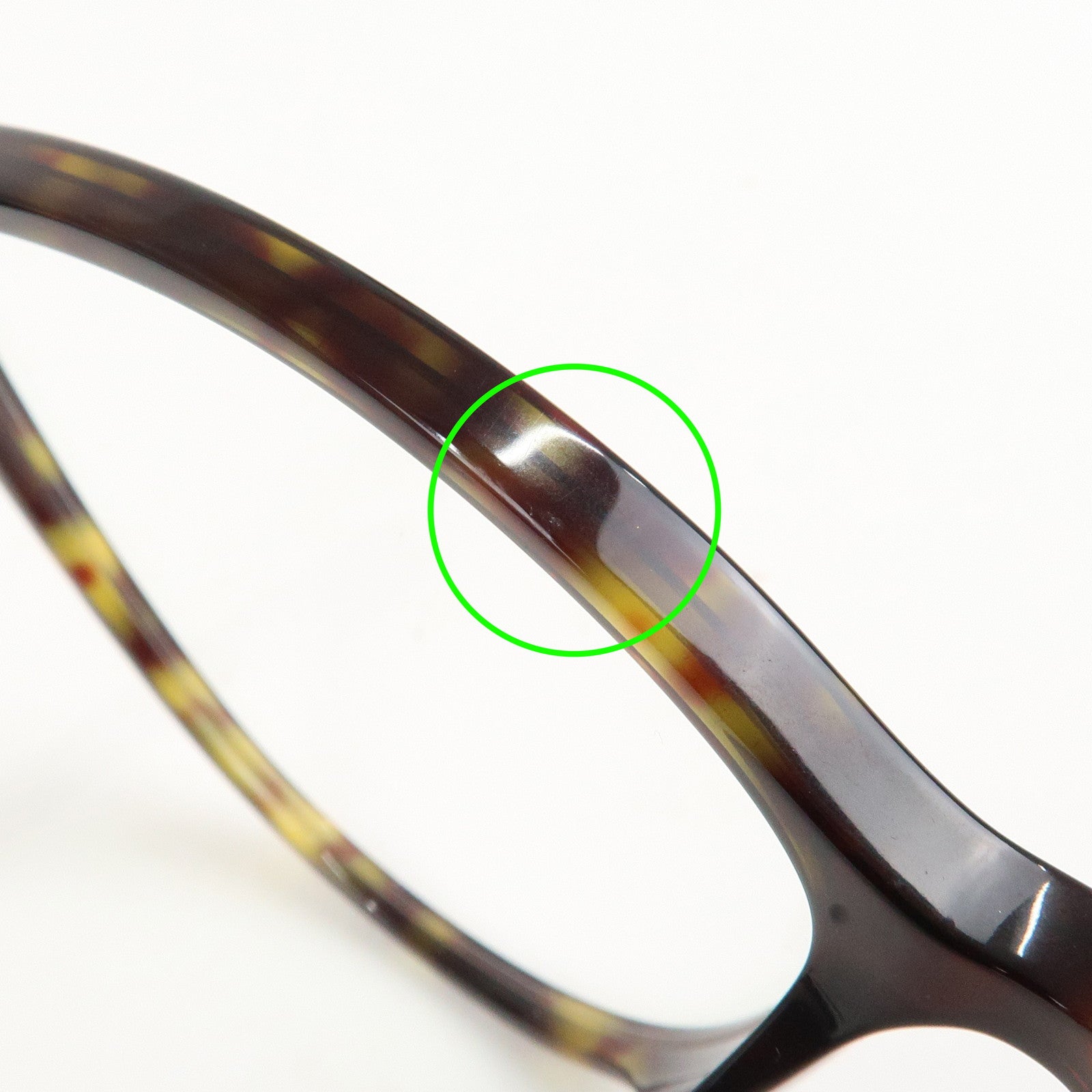 CHANEL Plastic Coco Mark Sunglasses 55□16 Brown Gold Hardware 3457A Used