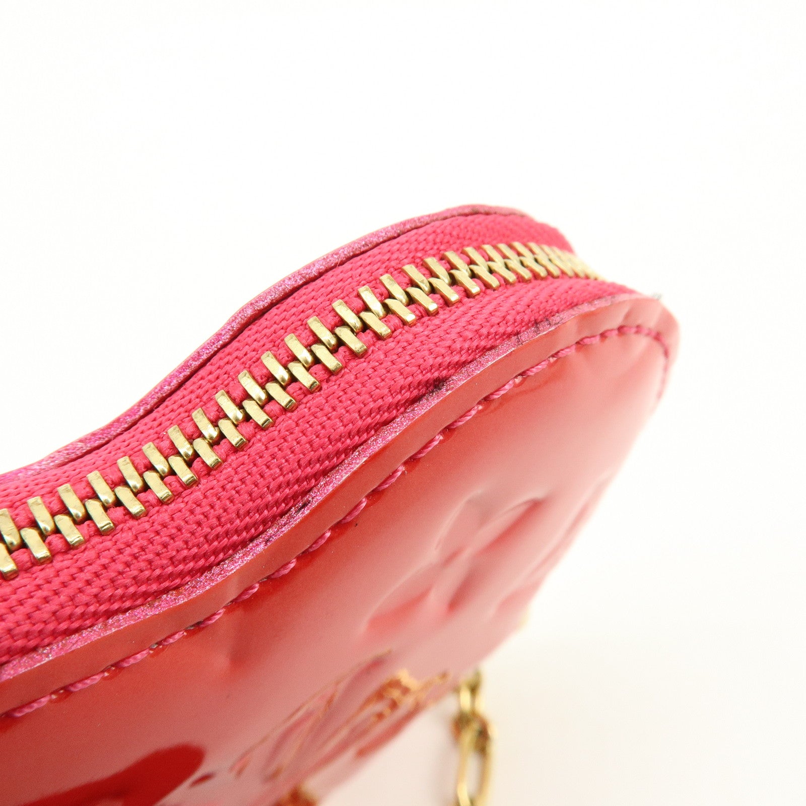 Louis Vuitton Monogram Vernis Porte Monnaie Coeur Coin Case M93657