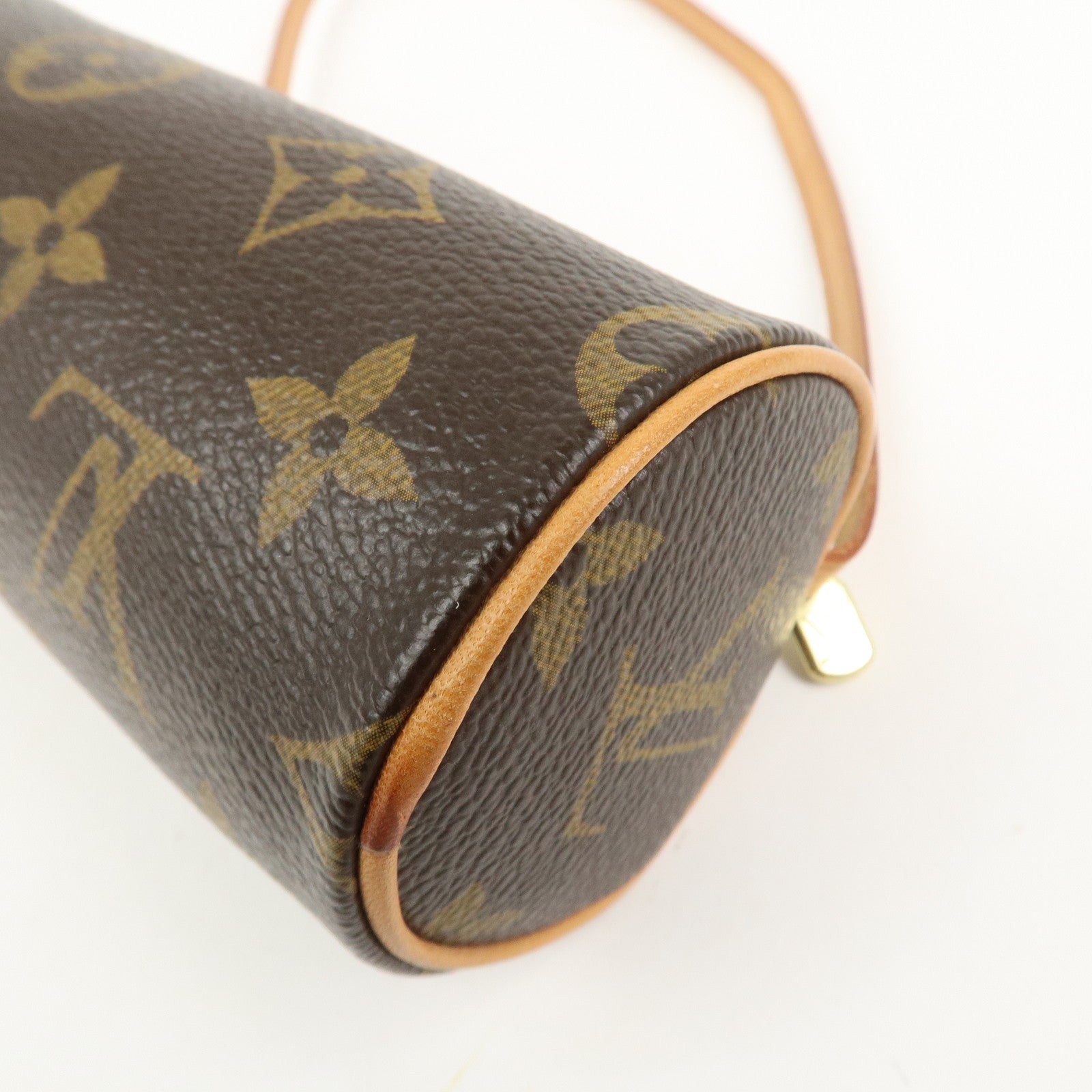 Louis Vuitton Monogram Mini Pouch for Papillon Bag Brown
