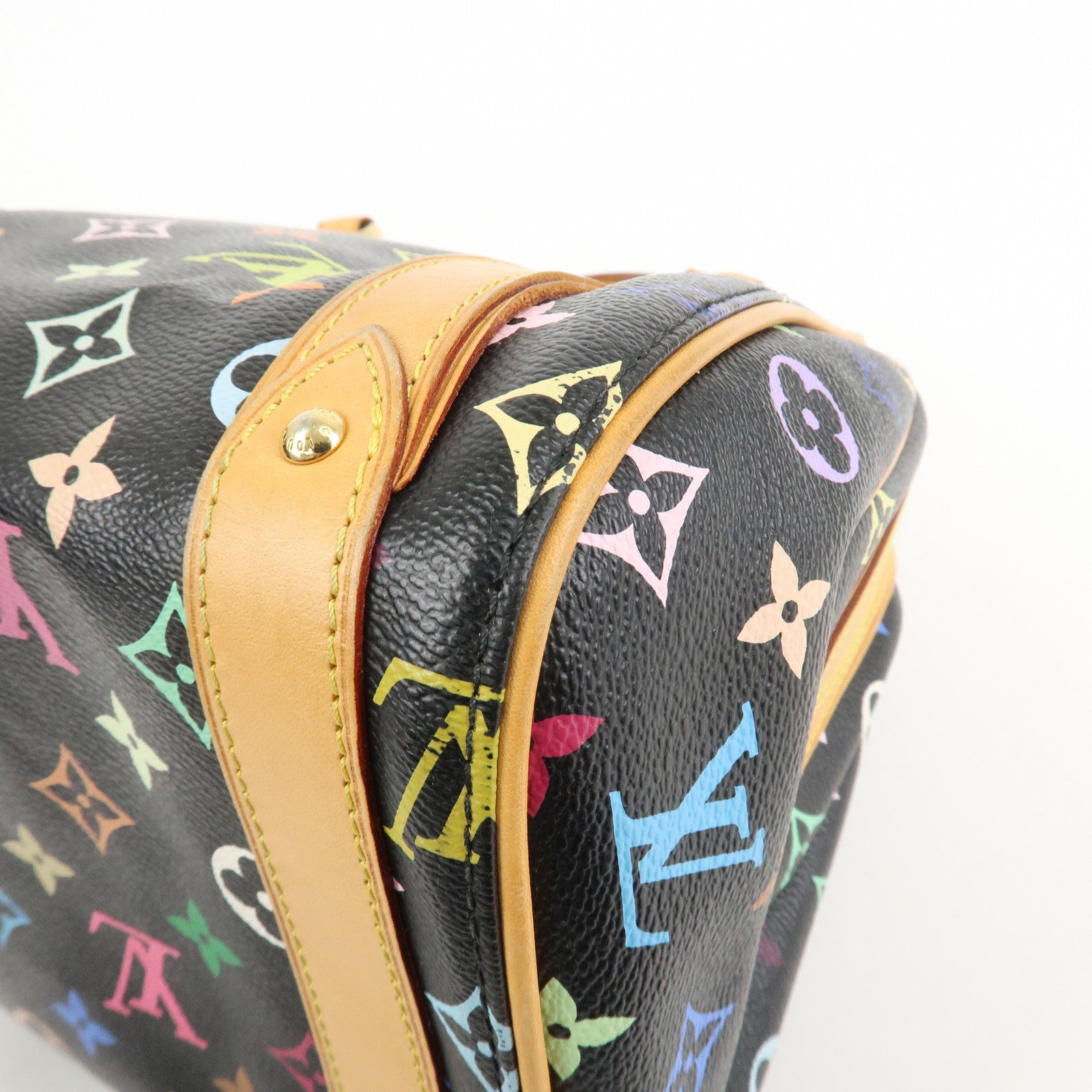 Louis Vuitton Monogram Multicolor Priscilla Hand Bag Noir M40097