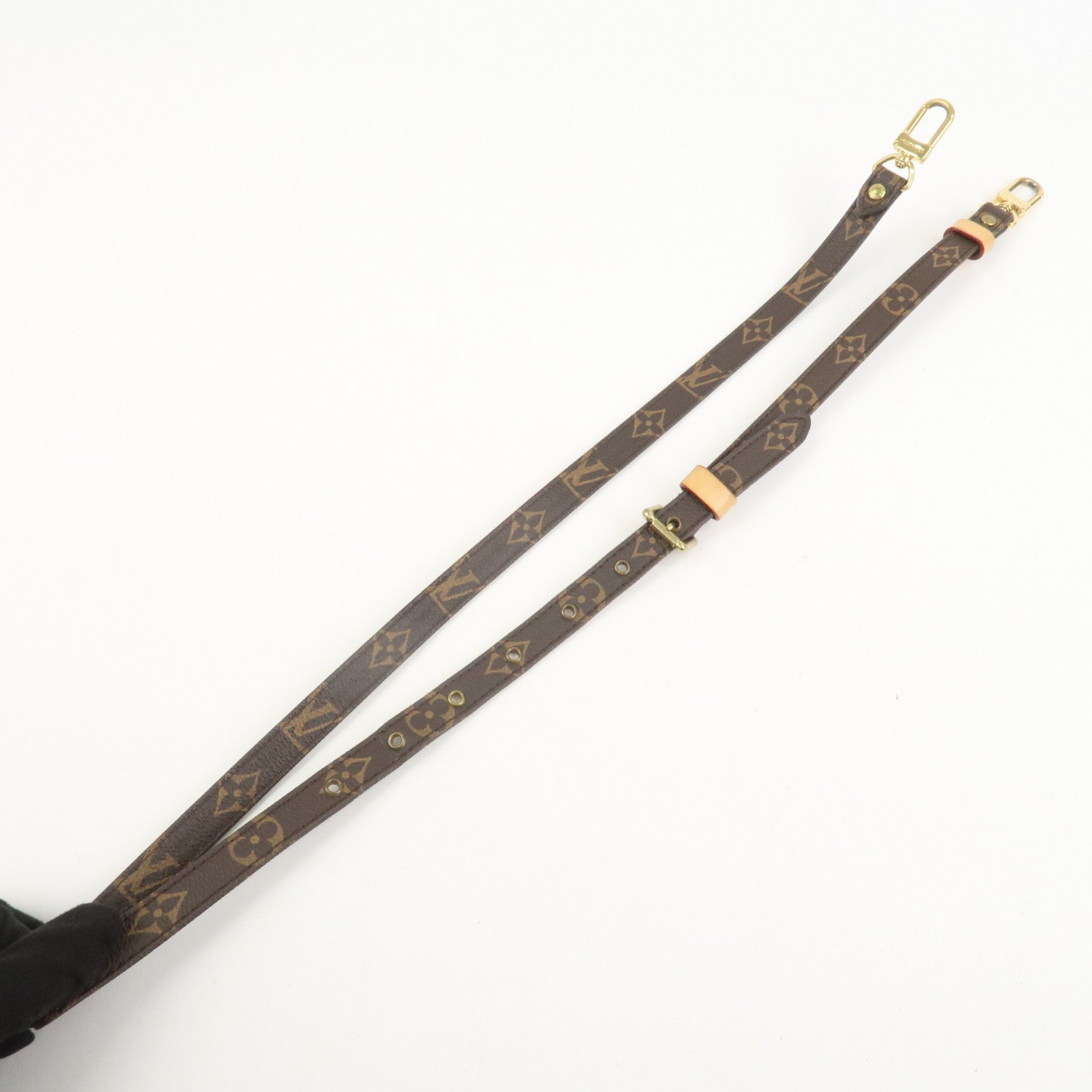 Louis Vuitton Monogram Adjustable Shoulder Strap Brown 120cm J52315
