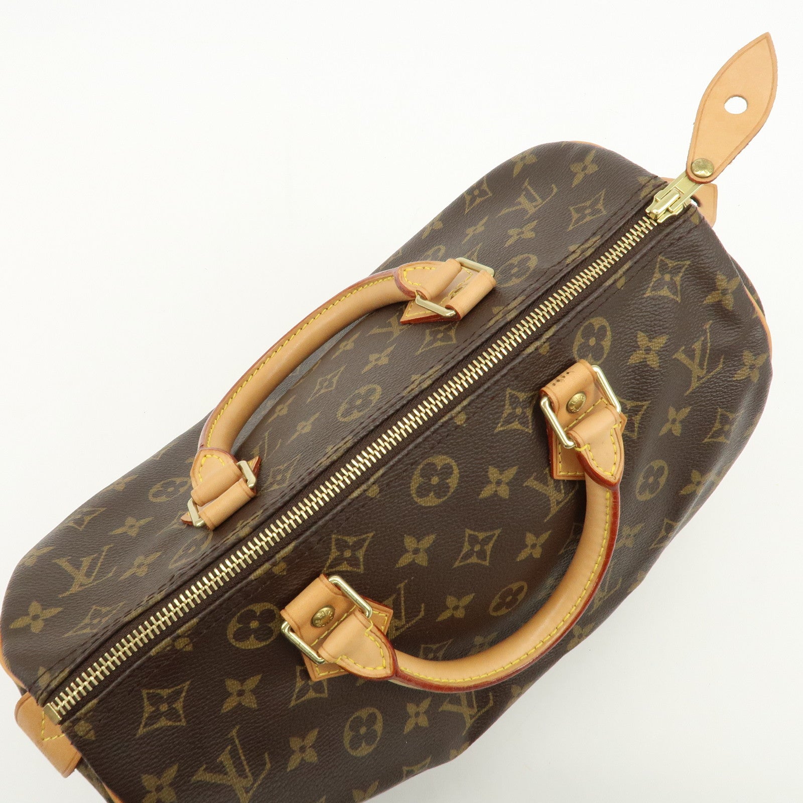 Louis Vuitton Monogram Speedy 30 Boston Bag Hand Bag Brown M41526