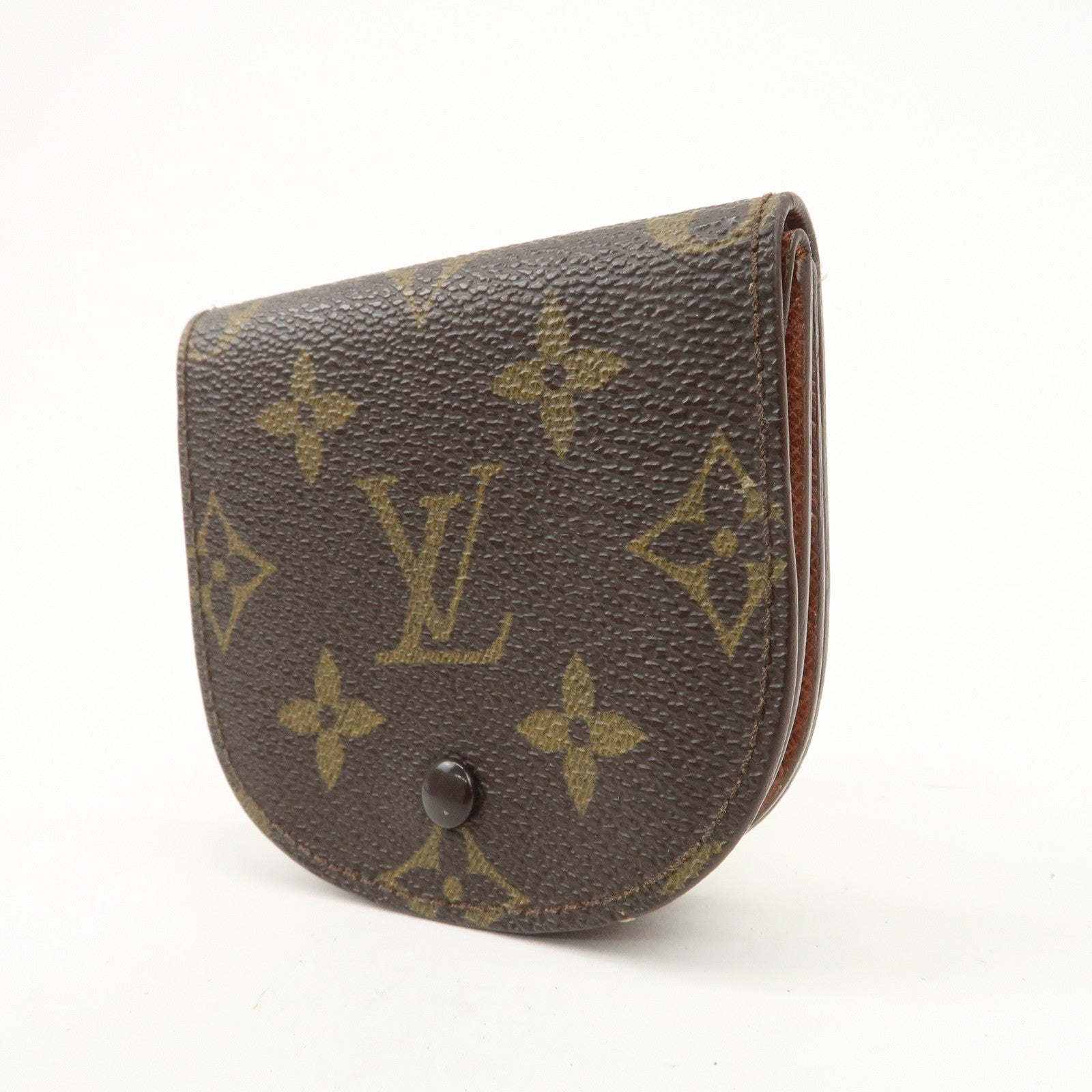 Louis Vuitton Monogram Set of 2 Canvas Coin Case M61930 M61970 Used