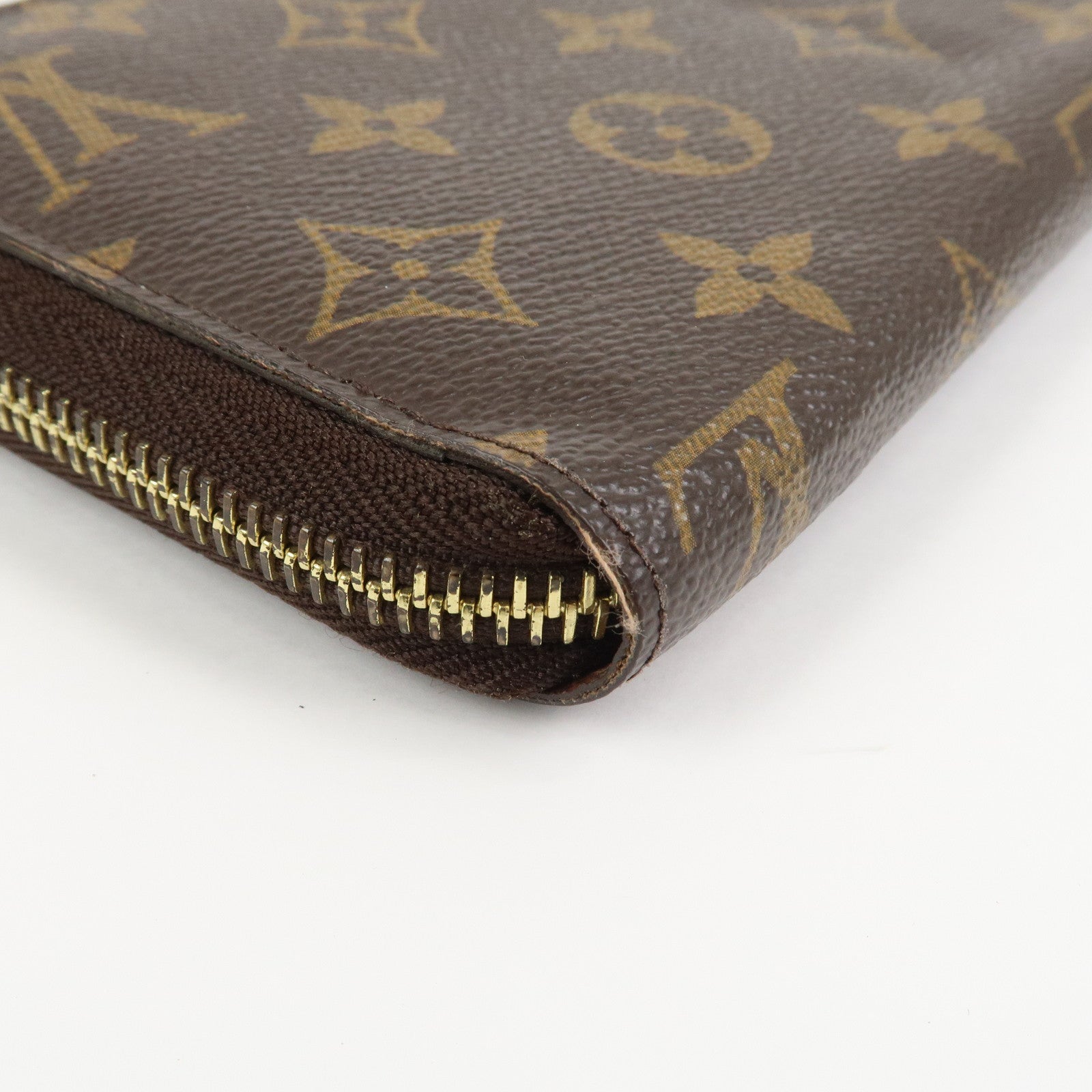 Louis Vuitton Monogram Canvas Zippy Long Wallet Brown M60017