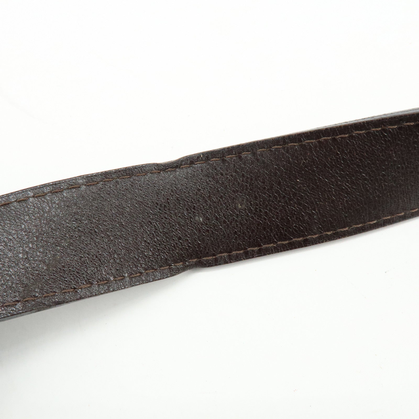 FENDI Zucca Canvas Leather Shoulder Bag Brown Black 83150820992