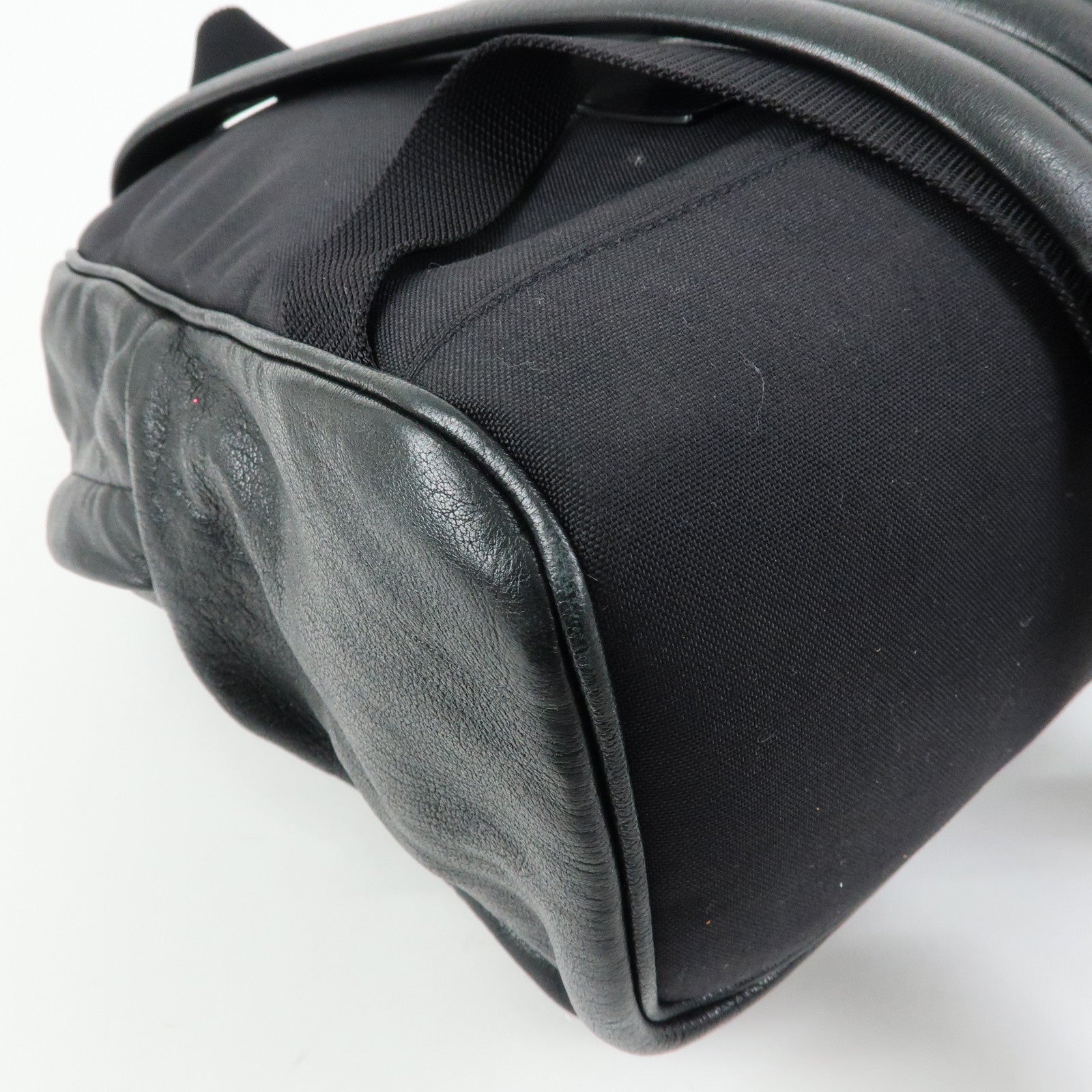 SAINT LAURENT PARIS CIty Leather Backpack Rucksack Black