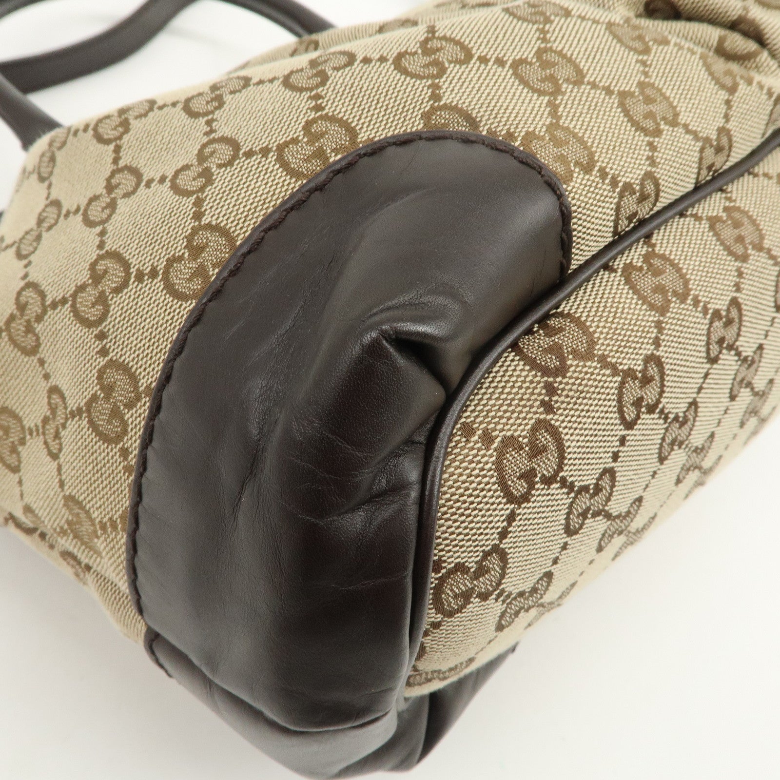 GUCCI Sukey Interlocking G Canvas Leather 2Way Shoulder Bag 247902