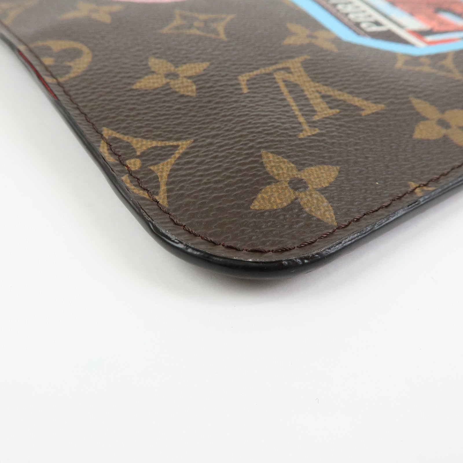 Louis Vuitton Monogram LV World Tour Pouch for Neverfull Brown MM