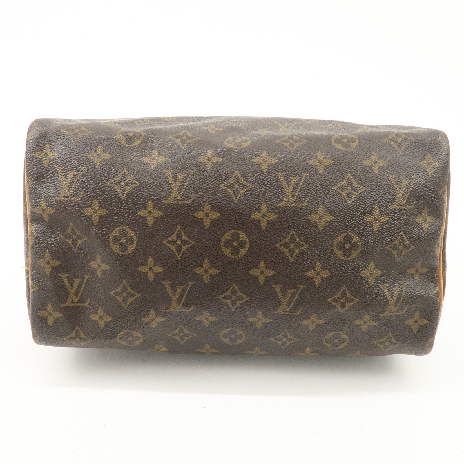 Louis Vuitton Monogram Speedy 30 Hand Bag Boston Bag Brown M41526 Used