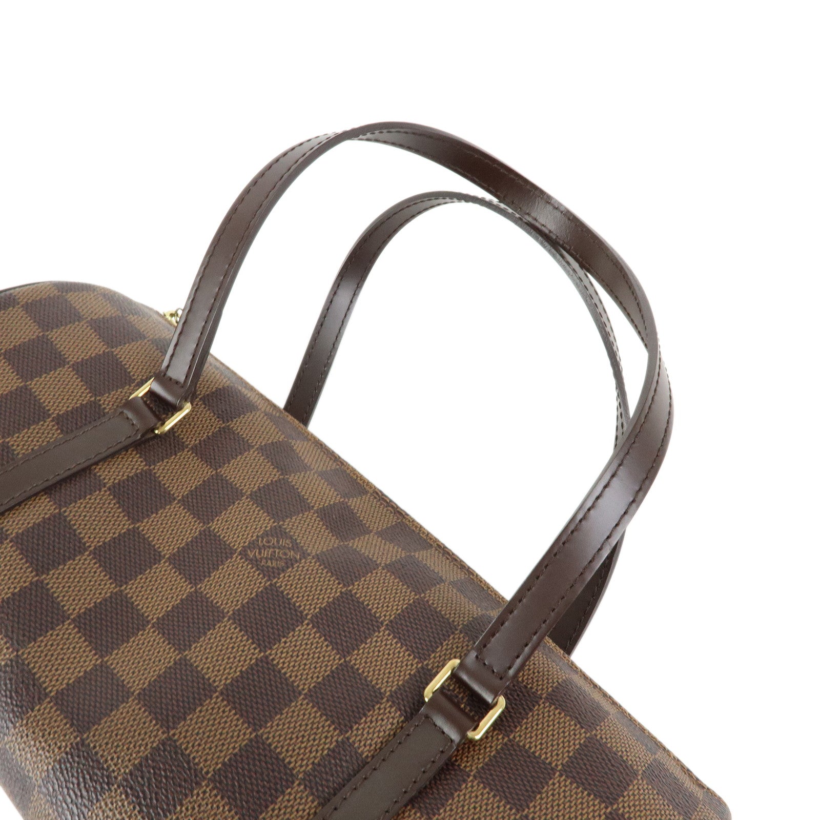 Louis Vuitton Damier Ebene Papillon 30 Hand Bag Brown N51303