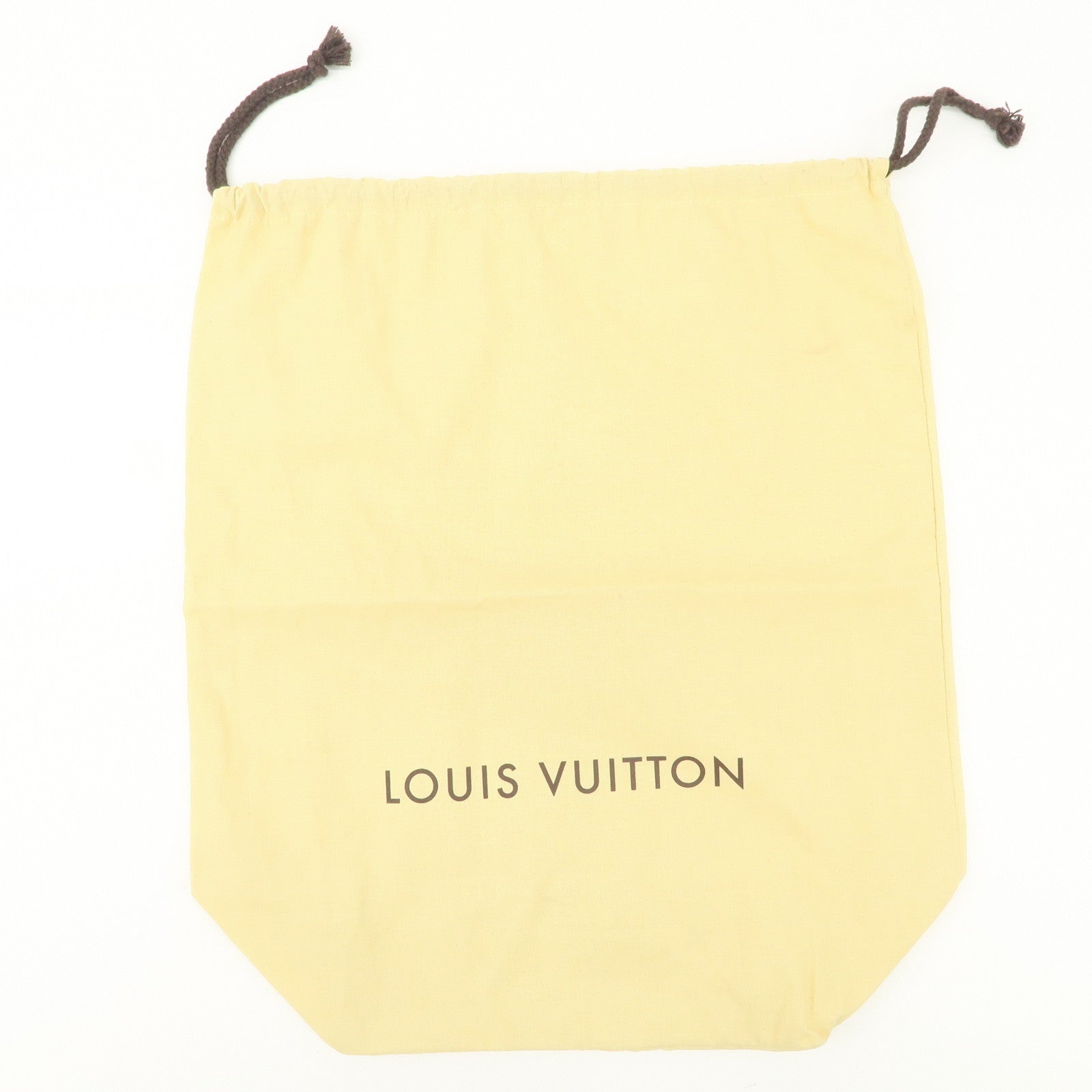 Louis Vuitton Set of 10 Dust Bag Storage Bag Drawstring Style Beige Used