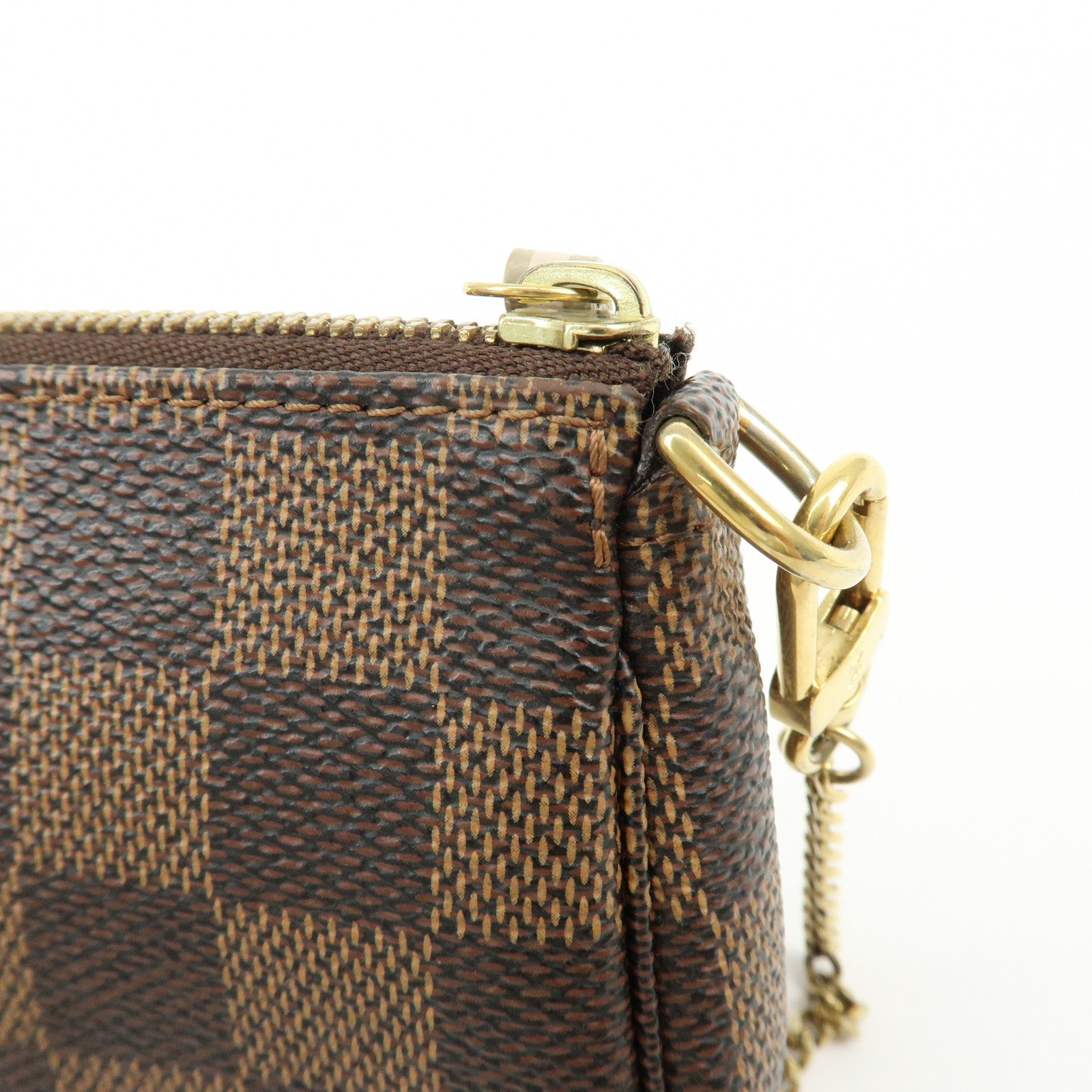 Louis Vuitton Damier Canvas Mini Pochette Accessires Trank N63181