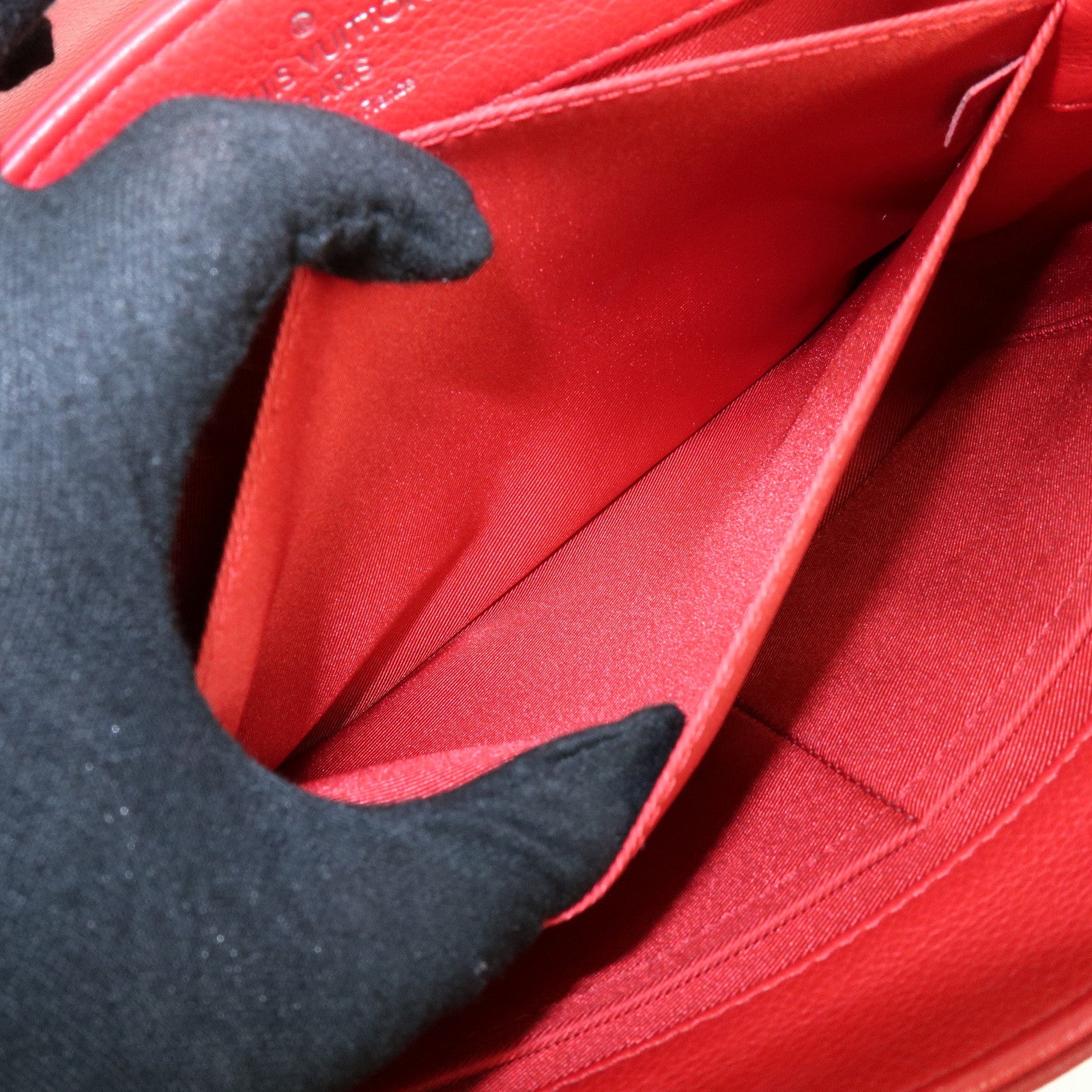 Louis Vuitton Lockme II Leather 2Way Shoulder Hand Bag Red M50363