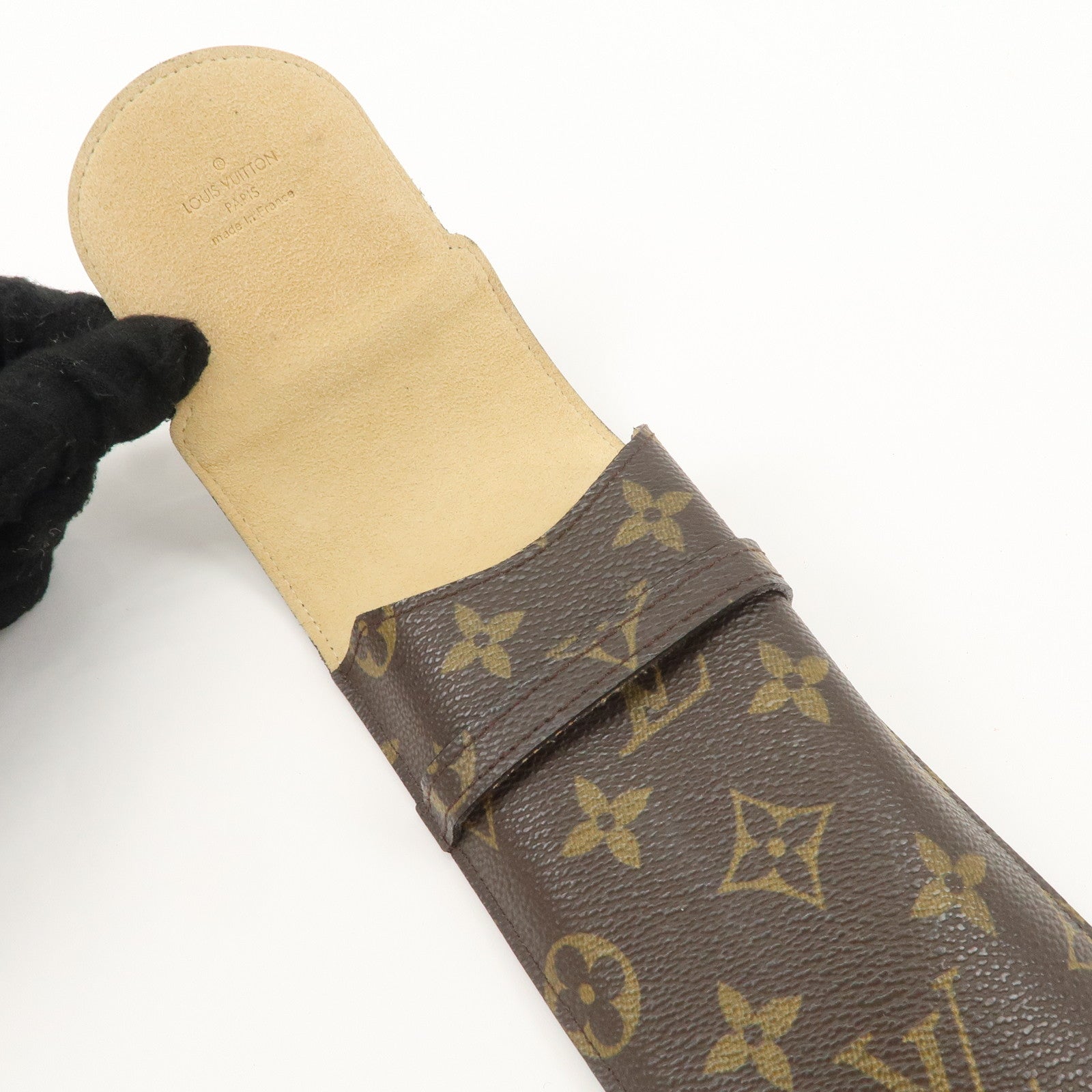 Louis Vuitton Set of 2 Monogram Canvas Glass Case M62970 M62962 Used