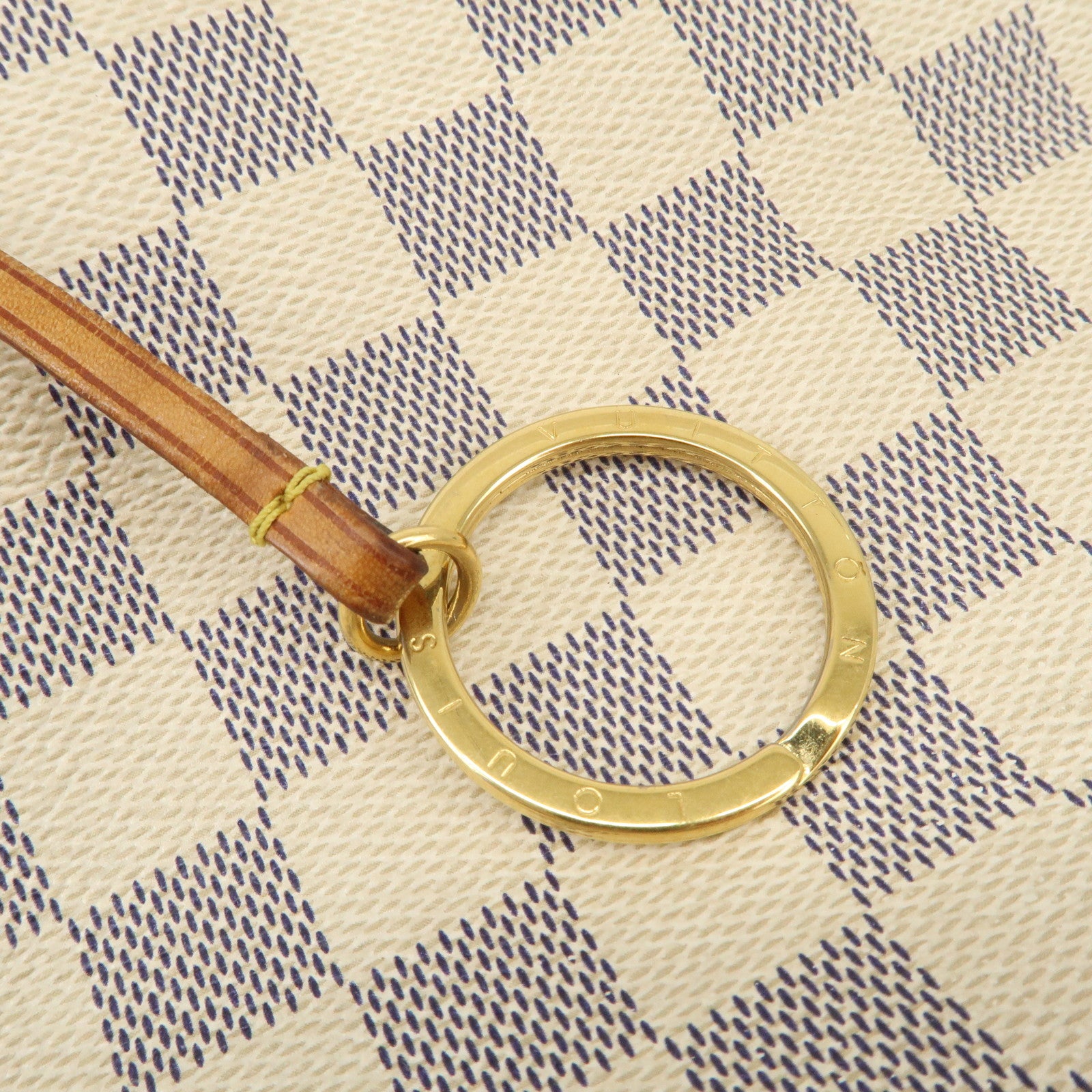 Louis Vuitton Damier Azur Canvas Artsy MM Shoulder Bag N41174 Used