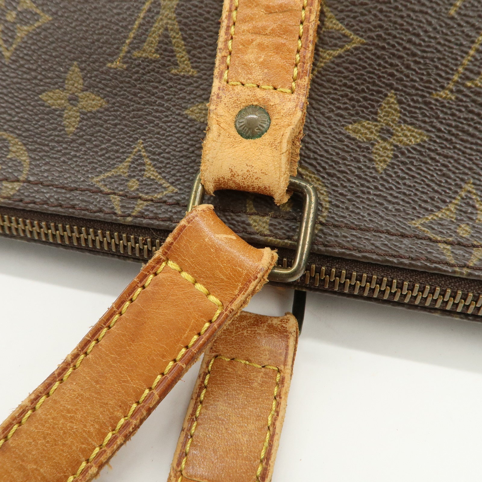 Louis Vuitton Monogram Flanerie 50 Boston Bag Brown M51116