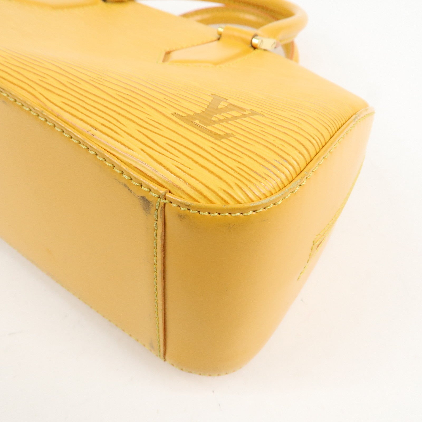 Louis Vuitton Epi Jasmine Hand Bag Tassilli Yellow M52089
