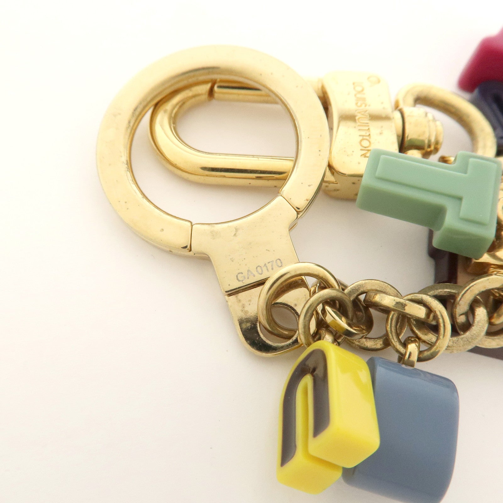 Louis Vuitton Porte Cles Chaine Playtime Metal Key Chain M66202