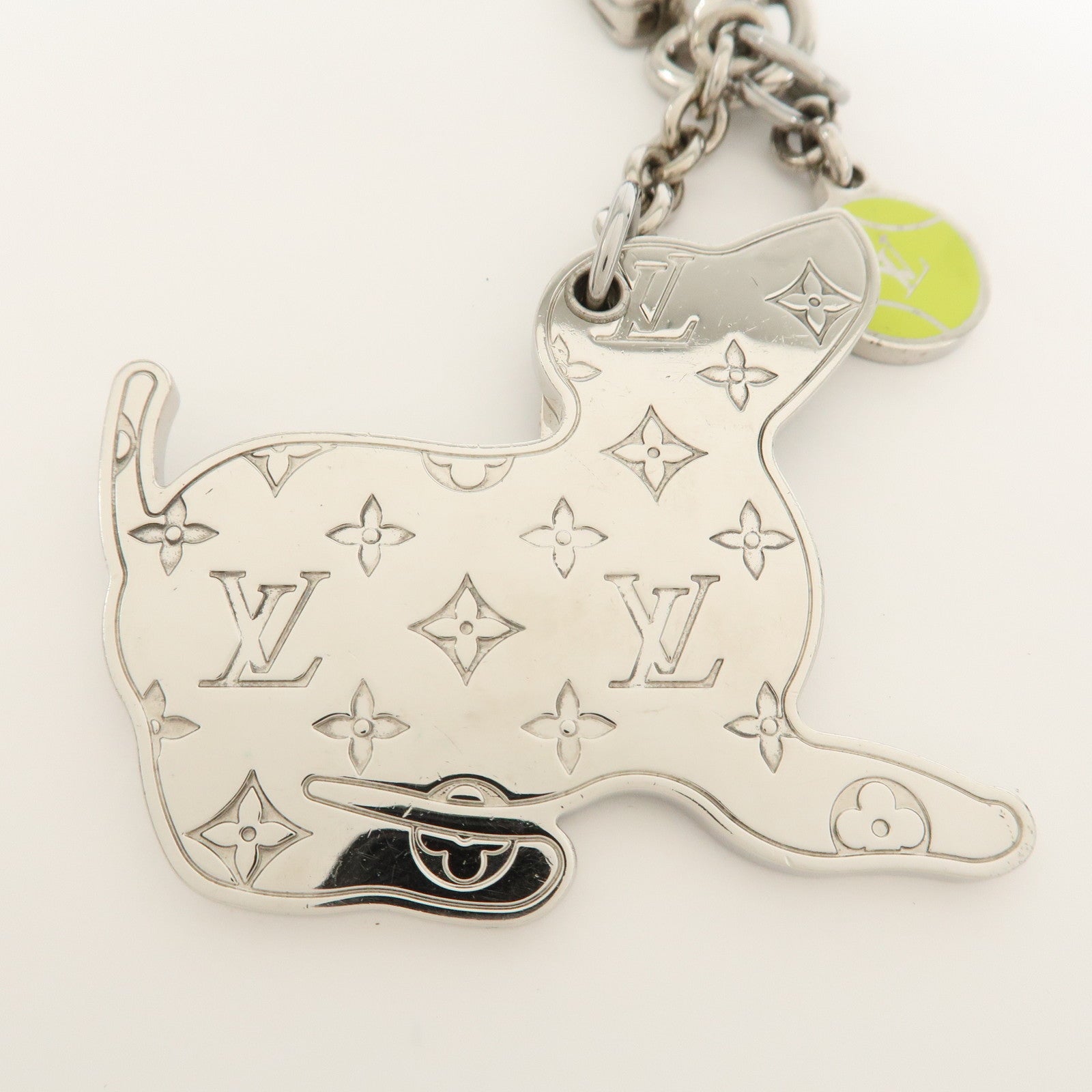 Louis Vuitton Monogram Bijou Sac Dog Bag Charm Key Charm M00747