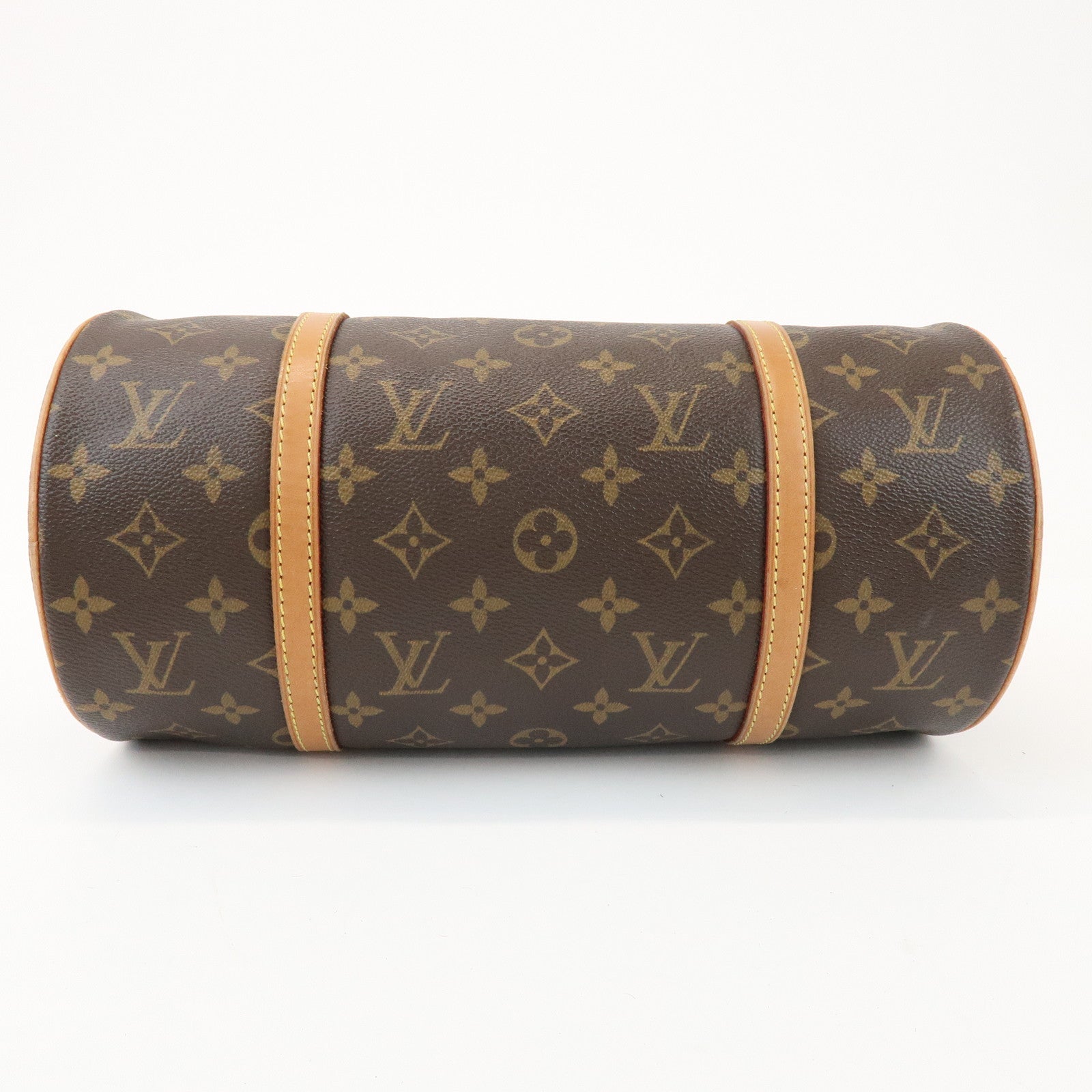 Louis Vuitton Monogram Papillon 30 Hand Bag Brown M51385