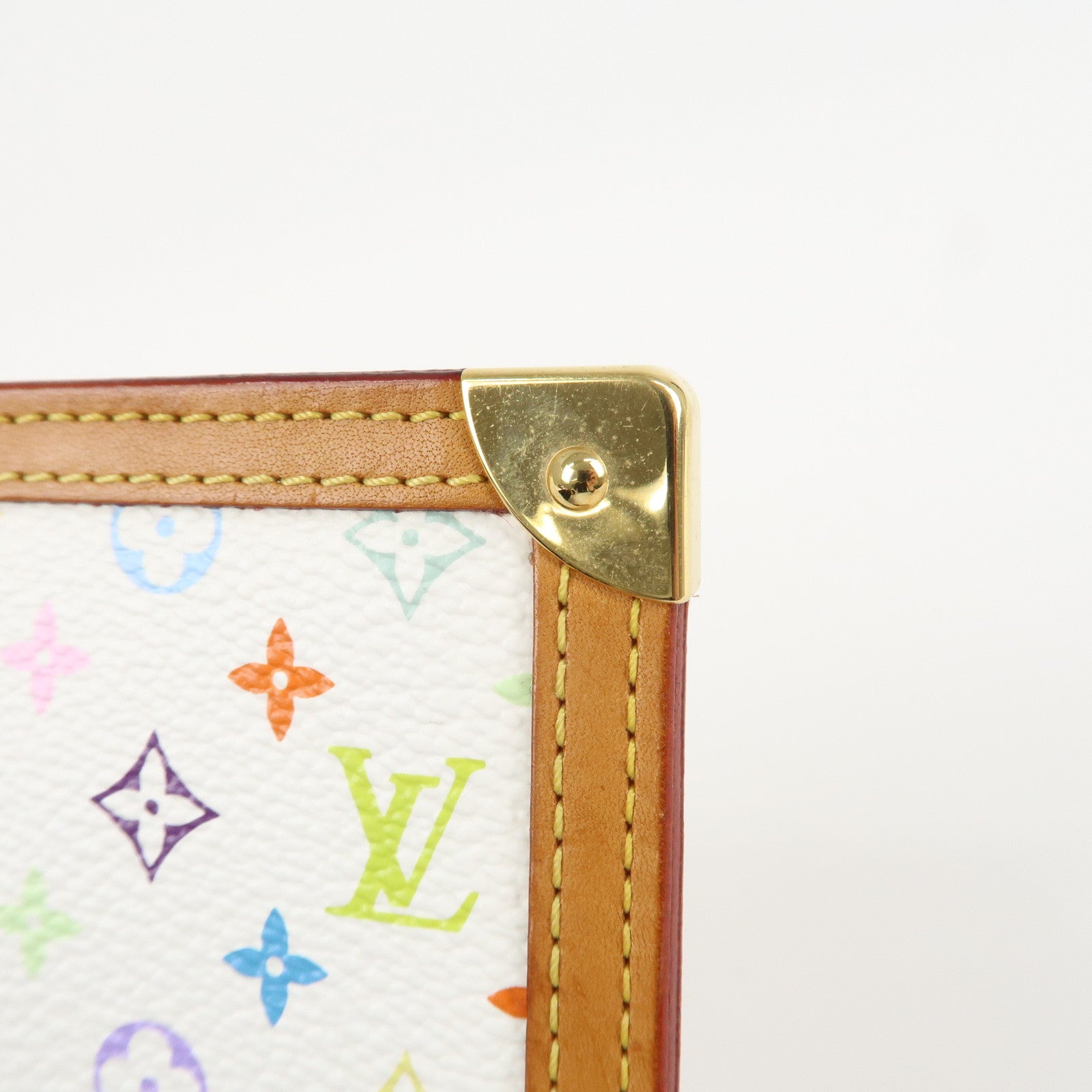 Louis Vuitton Monogram Multi Color Agenda PM Planner Cover R20896 Used