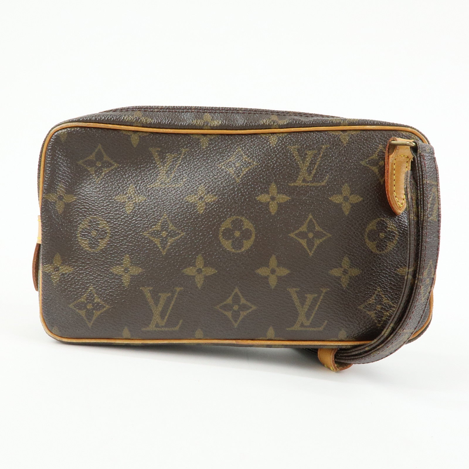 Louis Vuitton Monogram Pochette Marly Bandouliere Bag Brown M51828
