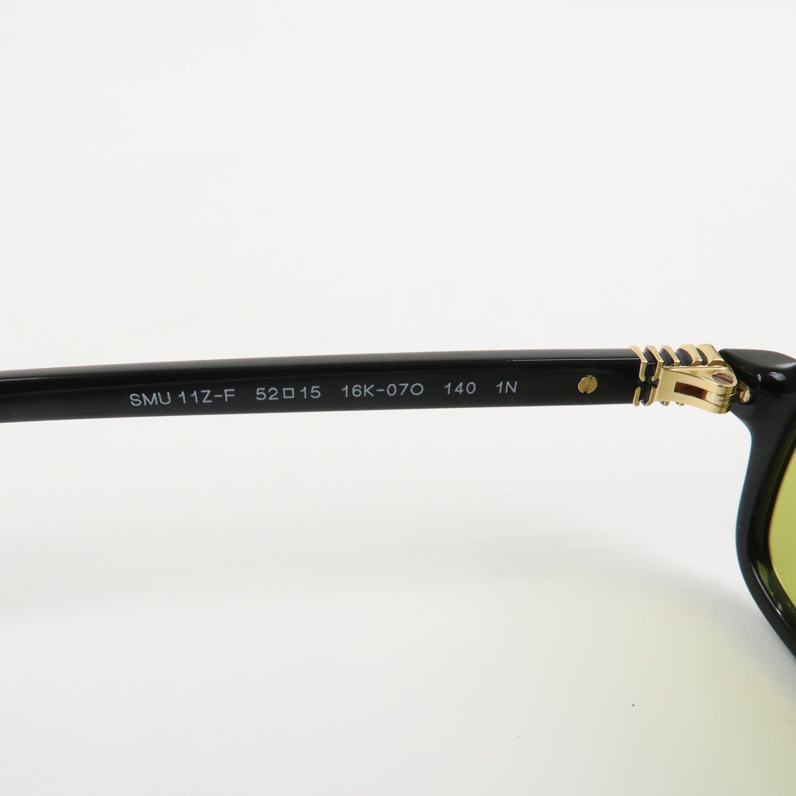 MIU MIU Plastic Sunglasses Black SMU 11Z-F 52□15 16K-170 140 1N