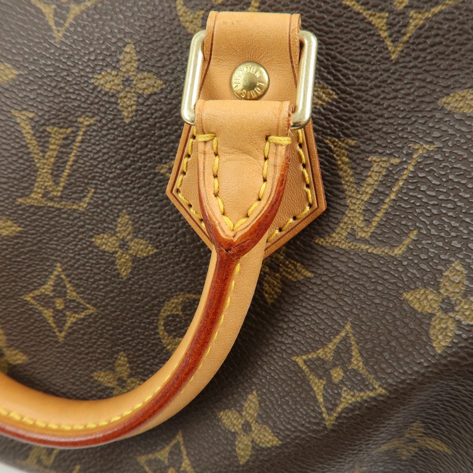Louis Vuitton Monogram Speedy 25 Boston Bag Hand Bag Brown M41528