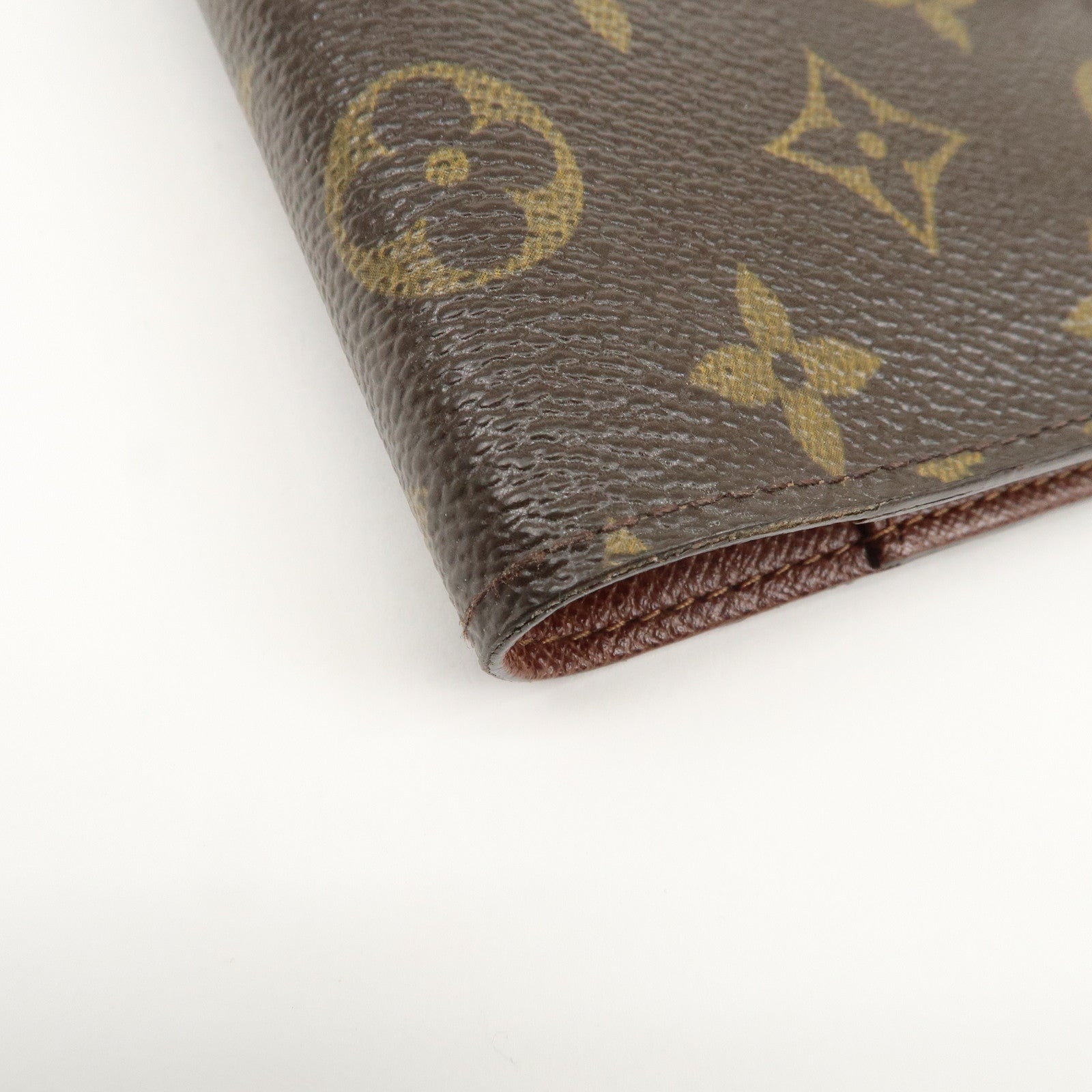 Louis Vuitton Monogram Panda Agenda PM Planner Cover Brown R20011 Used