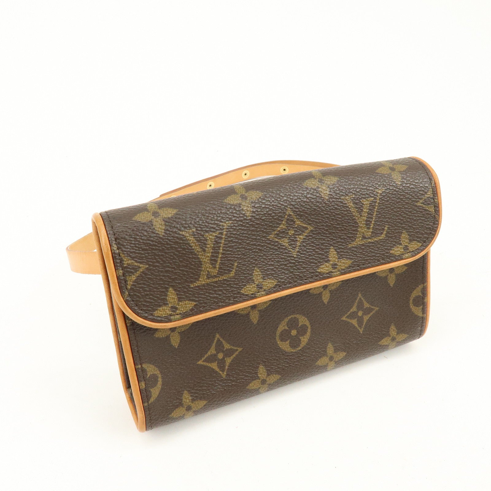 Louis Vuitton Monogram Pochette Florentine Waist Bag Belt XS M51855