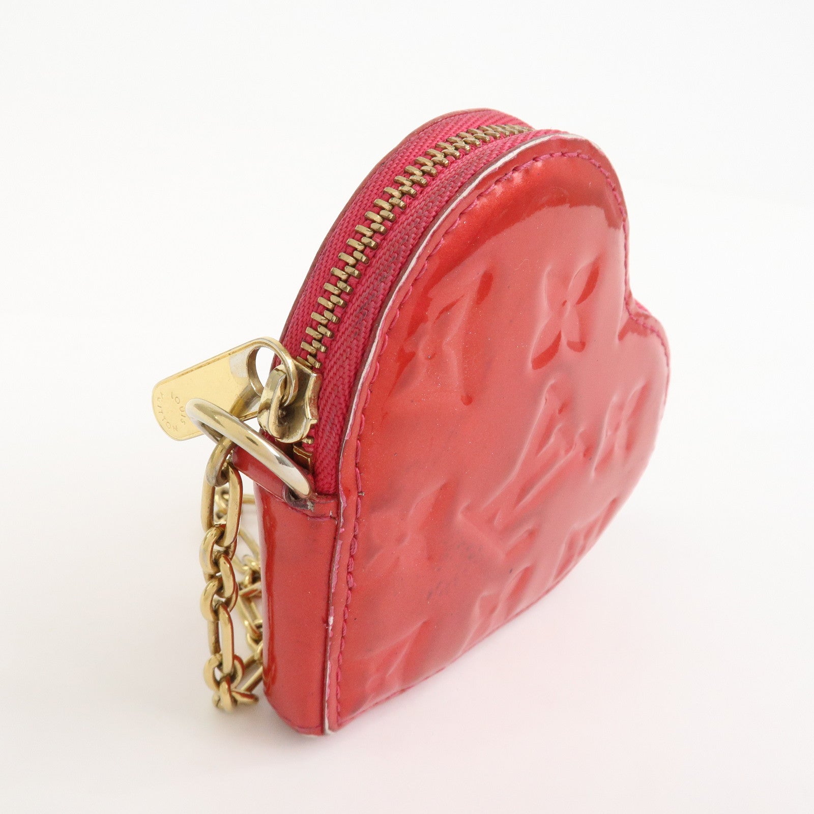Louis Vuitton Monogram Vernis Porte Monnaie Coeur Coin Case M93657