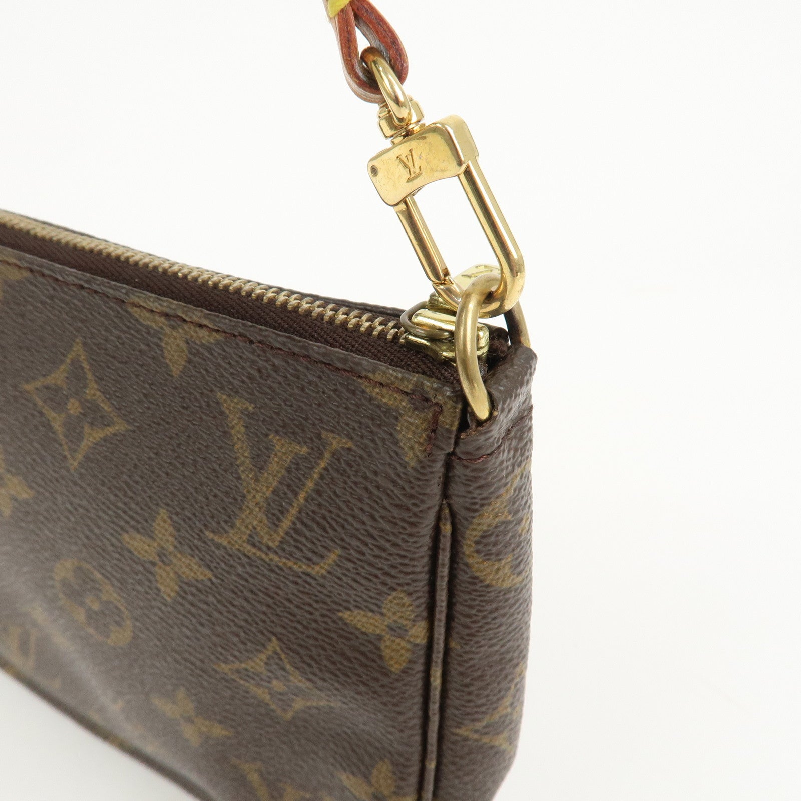 Louis Vuitton Monogram Pochette Accessoires Pouch Hand Bag M51980