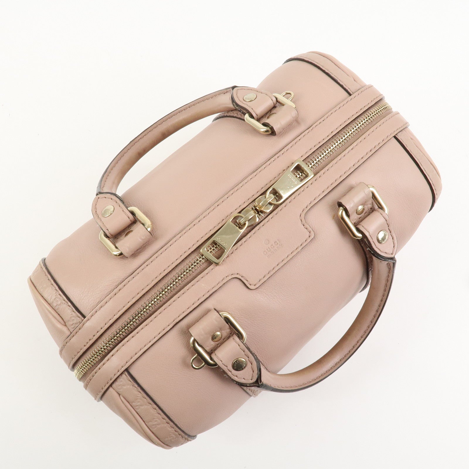 GUCCI Micro Guccissima 2Way Bag Boston Bag Pink 269876