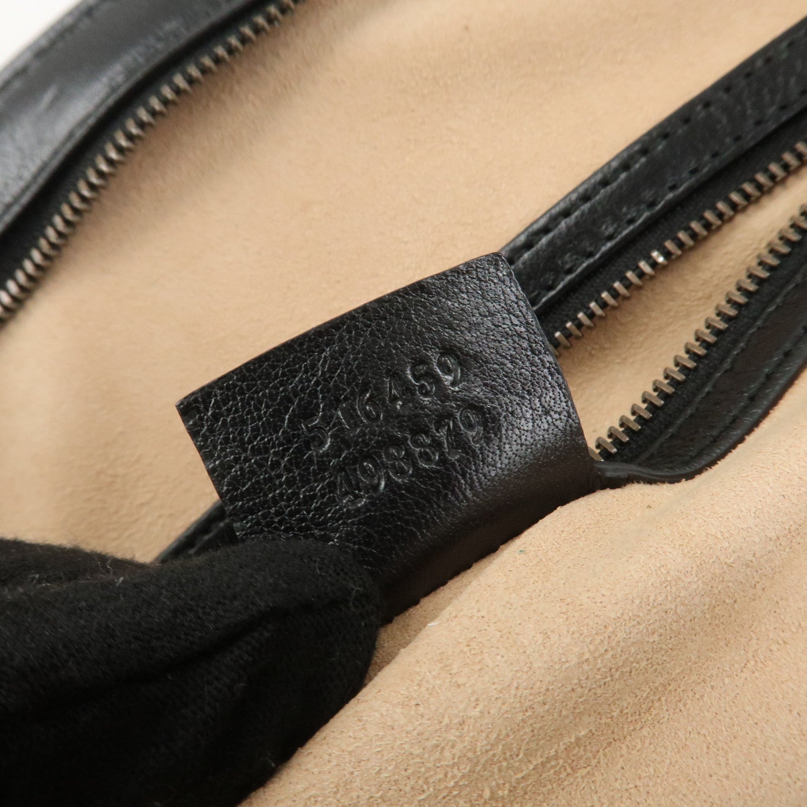 GUCCI GG Marmont Leather 2Way Shoulder Bag Hand Bag Black 516459