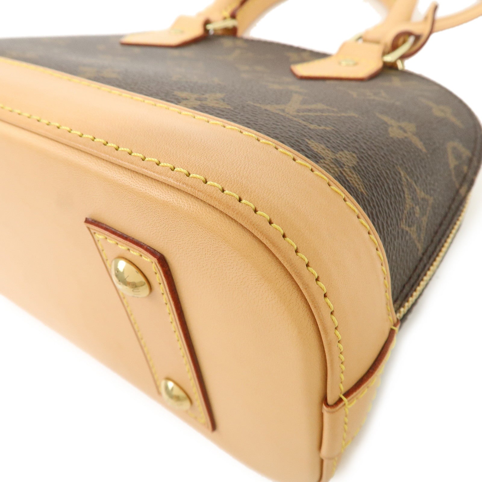 Louis Vuitton Monogram Alma BB 2Way Hand Bag Shoulder Bag M53152 Used