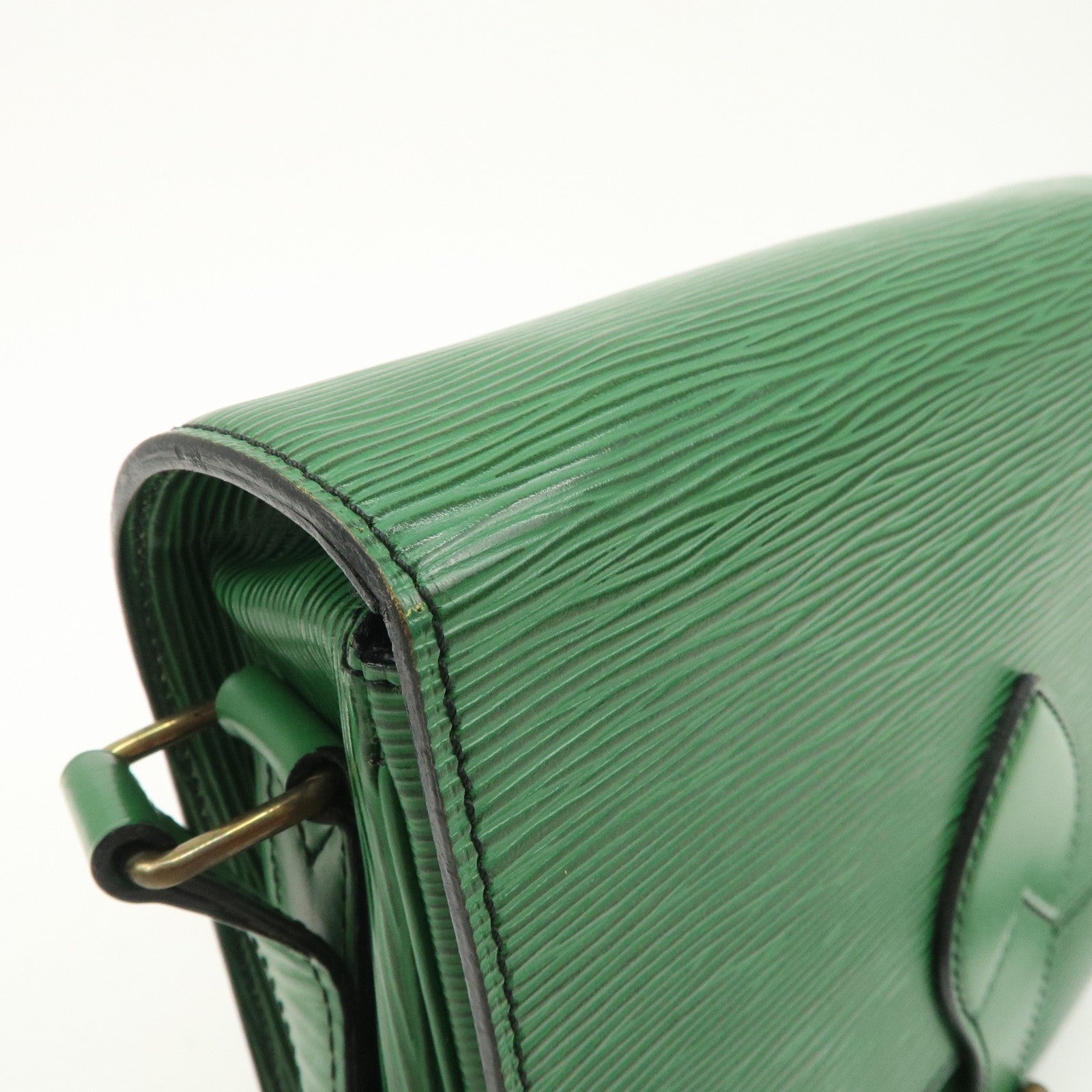 Louis Vuitton Epi Cartouchiere MM Shoulder Bag Borneo Green M52244