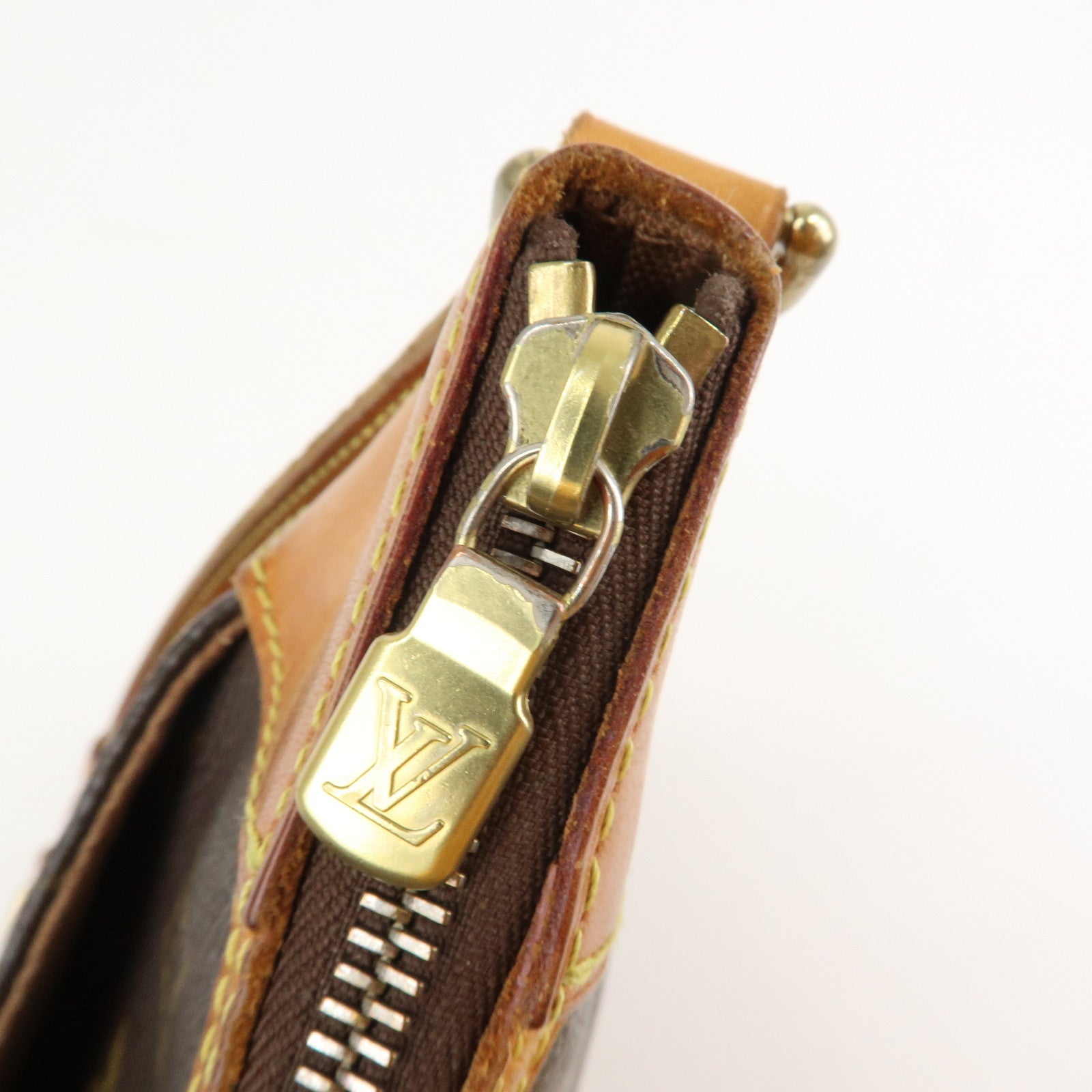 Louis Vuitton Monogram Odeon MM Shoulder Bag Brown M56389