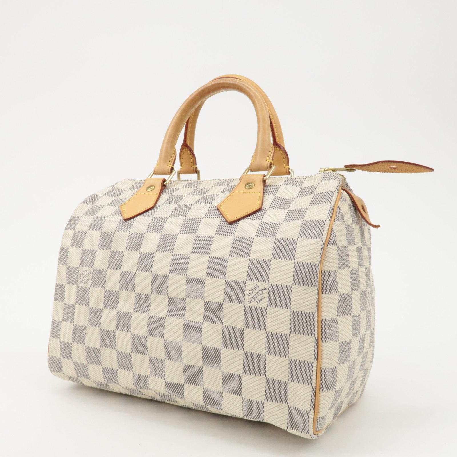 Louis Vuitton Damier Azur Speedy 25 Boston Bag Hand Bag N41534 Used