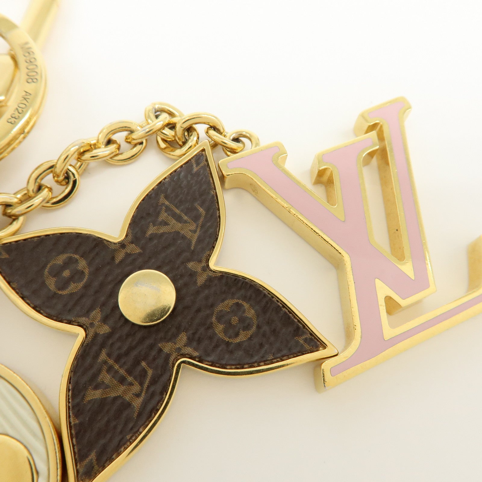 Louis Vuitton Porte Cles Spring Street Bag Charm Gold M69008