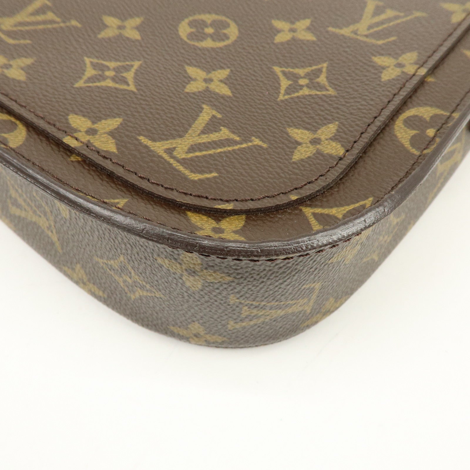 Louis Vuitton Monogram Saint Cloud GM Shoulder Bag Brown M51242