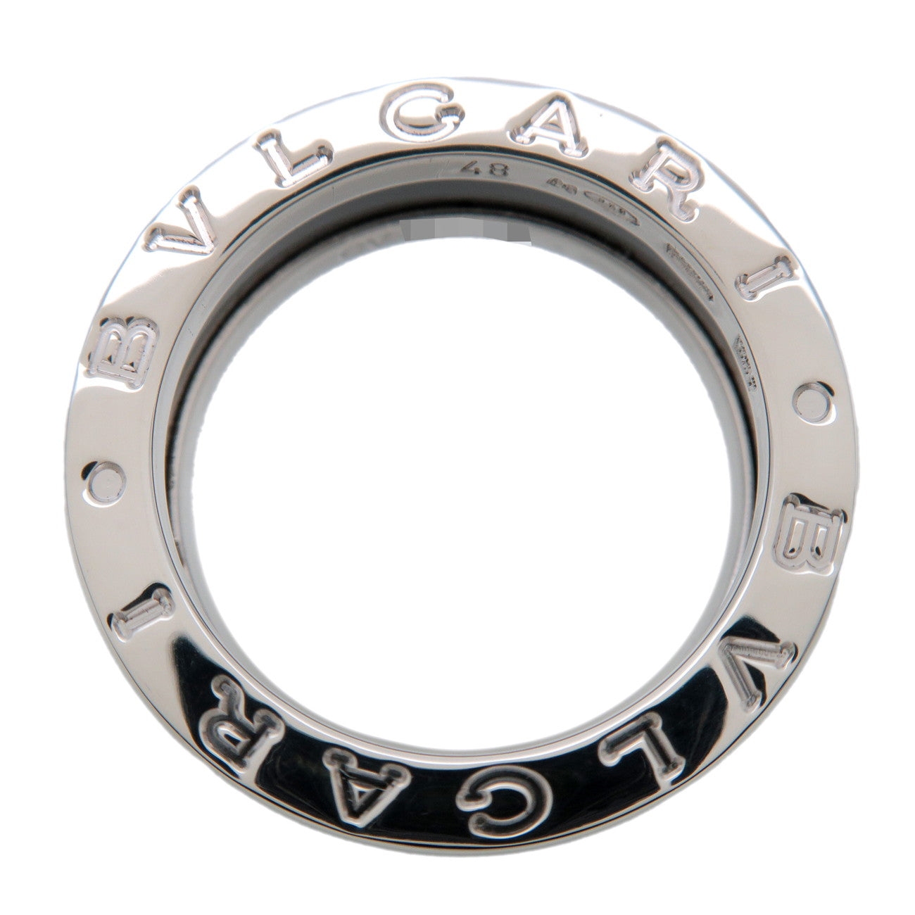 BVLGARI B-Zero1 Save the Children SV925 Ceramic Ring #48 US4 Black
