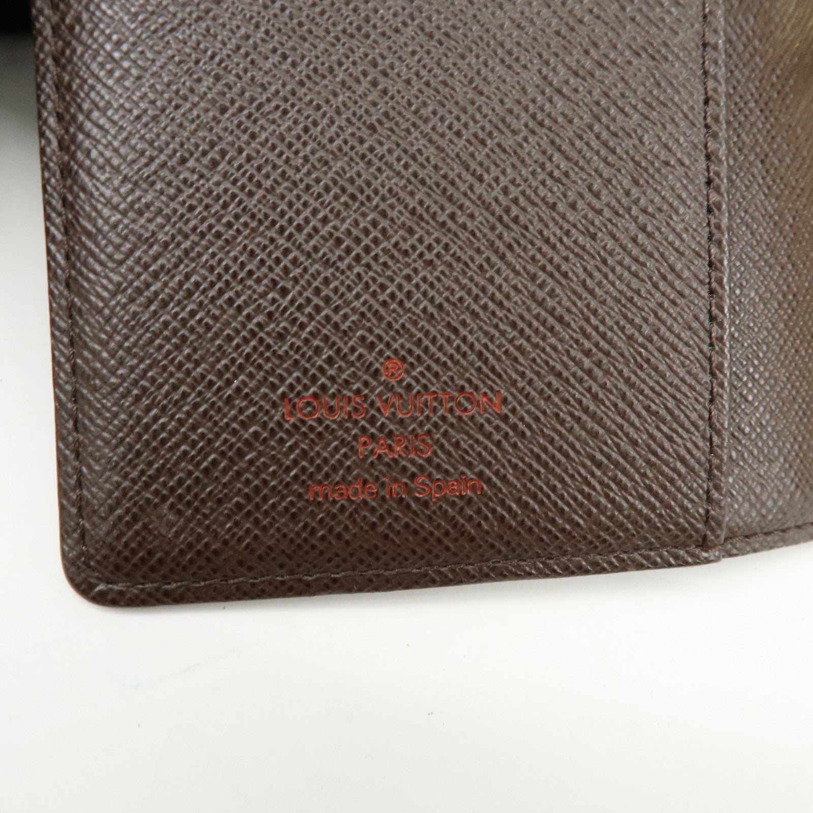 Louis Vuitton Damier Ebene Agenda PM Planner Cover Brown R20700